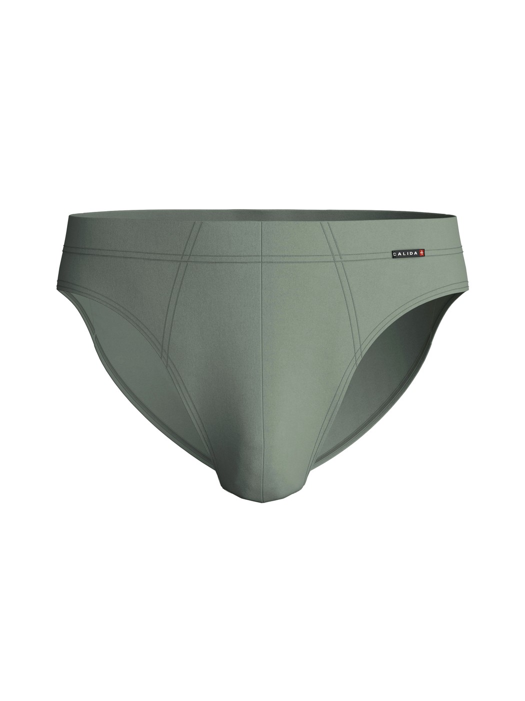 Uomo - Mini slip in Cotone di colore Verde, Tinta unita, della serie Evolution di CALIDA