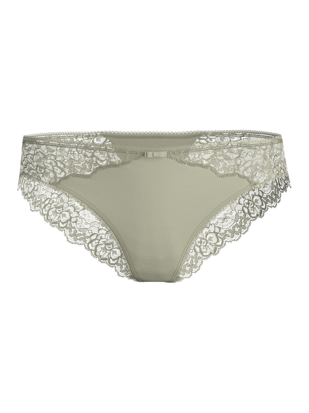 Donna - Slip in Viscosa di colore Verde, Pizzo, della serie Sensual Secrets di CALIDA