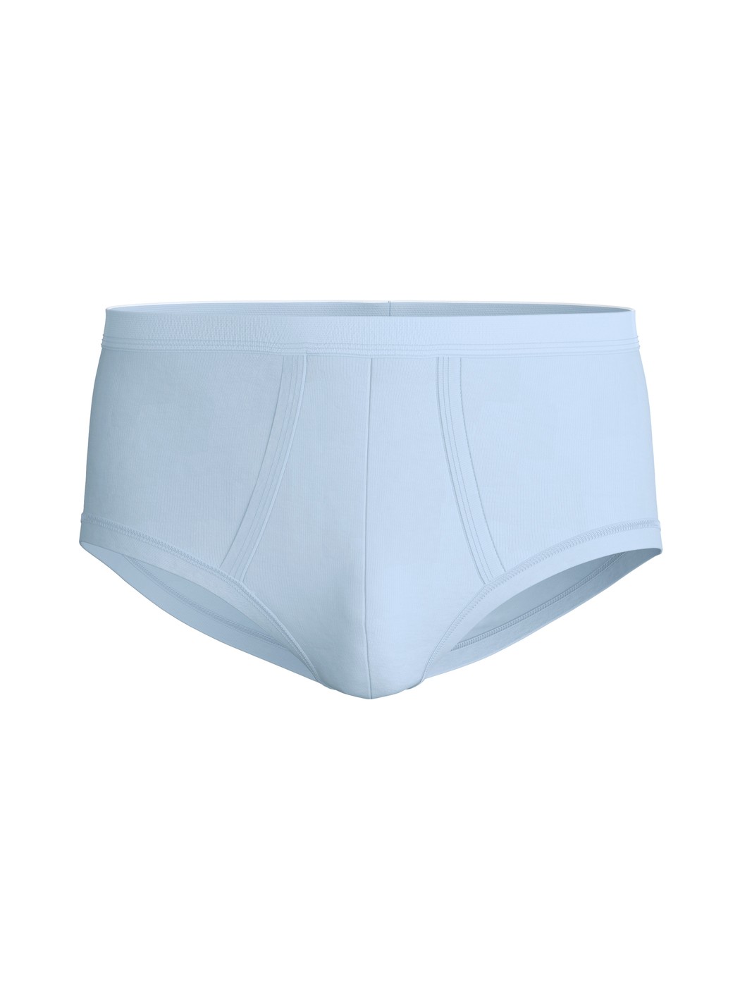 Men - Classic brief with fly made of 100% Cotton in Blue, Unicoloured, from the Twisted Cotton series by CALIDA