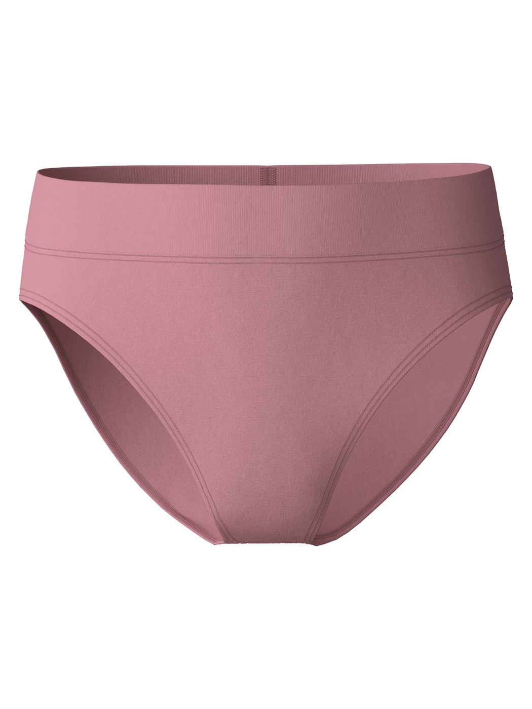 Femme - Culotte taille haute en Coton de couleur Rose, Unicolore, de la série Elastic de CALIDA