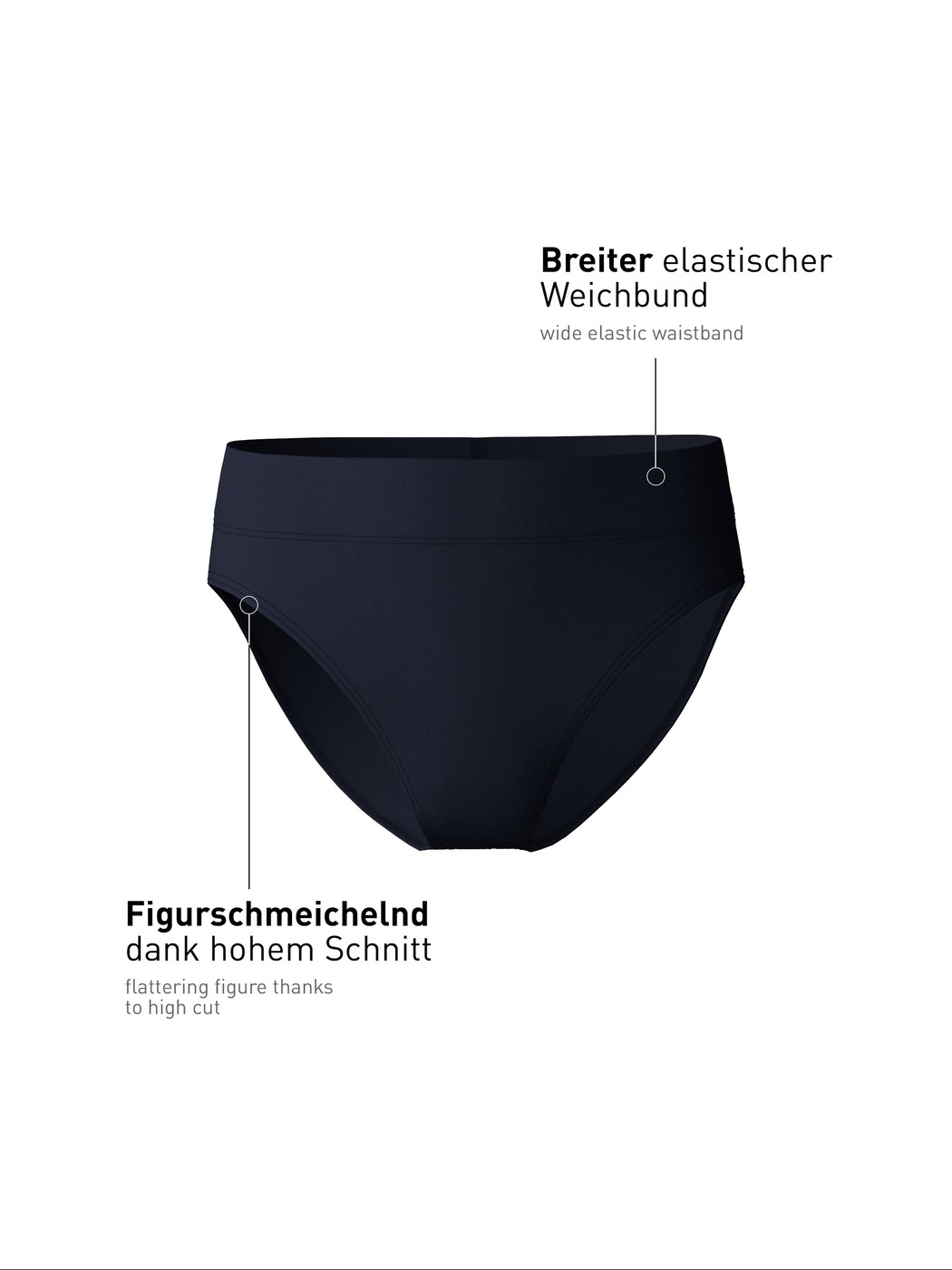 Brief, high waist