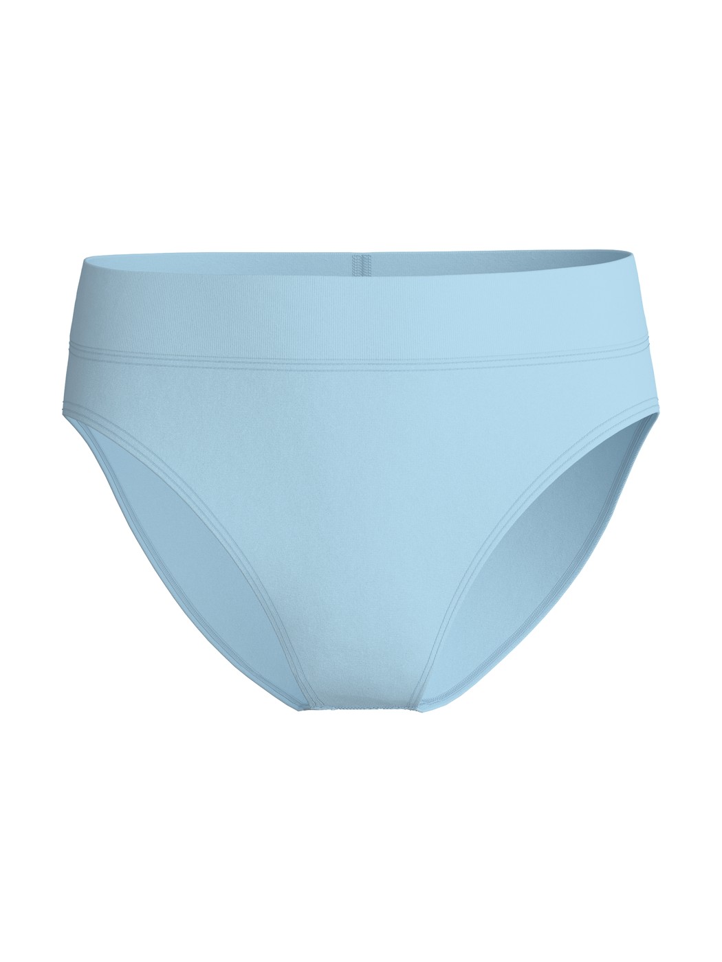 Damen - Slip mit Softbund, high waist aus Baumwolle in Blau, Einfarbig aus Serie Elastic von CALIDA