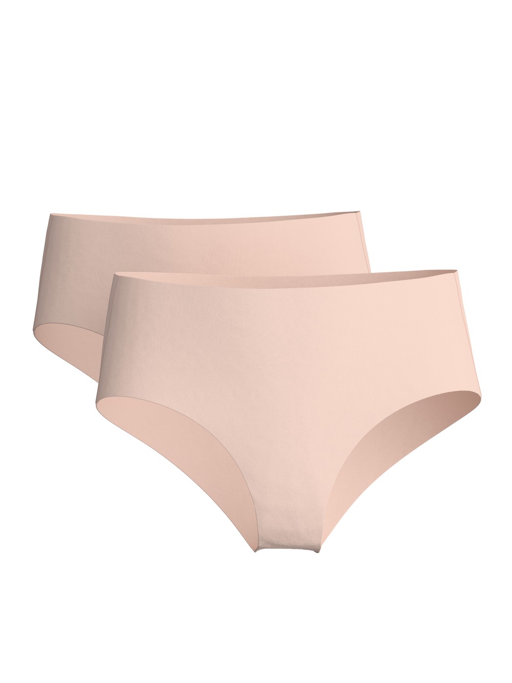 Multipack Damen - Seamless-Midislip, 2er-Pack aus Modal in Rosa, Einfarbig aus Serie Natural Skin Duo von CALIDA