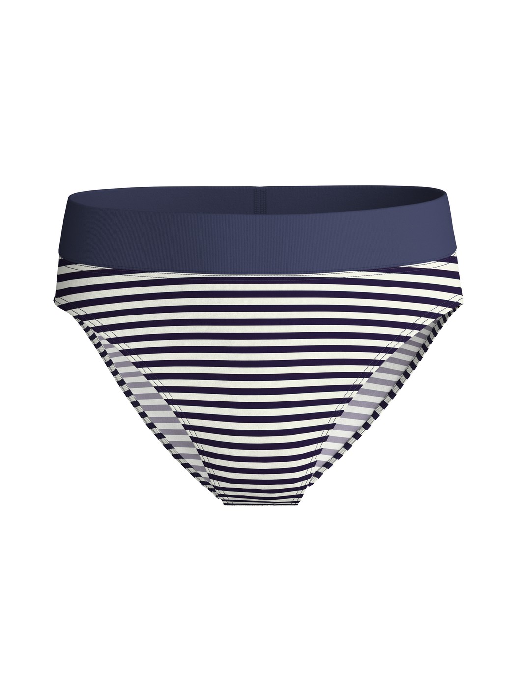 Donna - Slip in Cotone di colore Blu, A righe, della serie Elastic Special di CALIDA