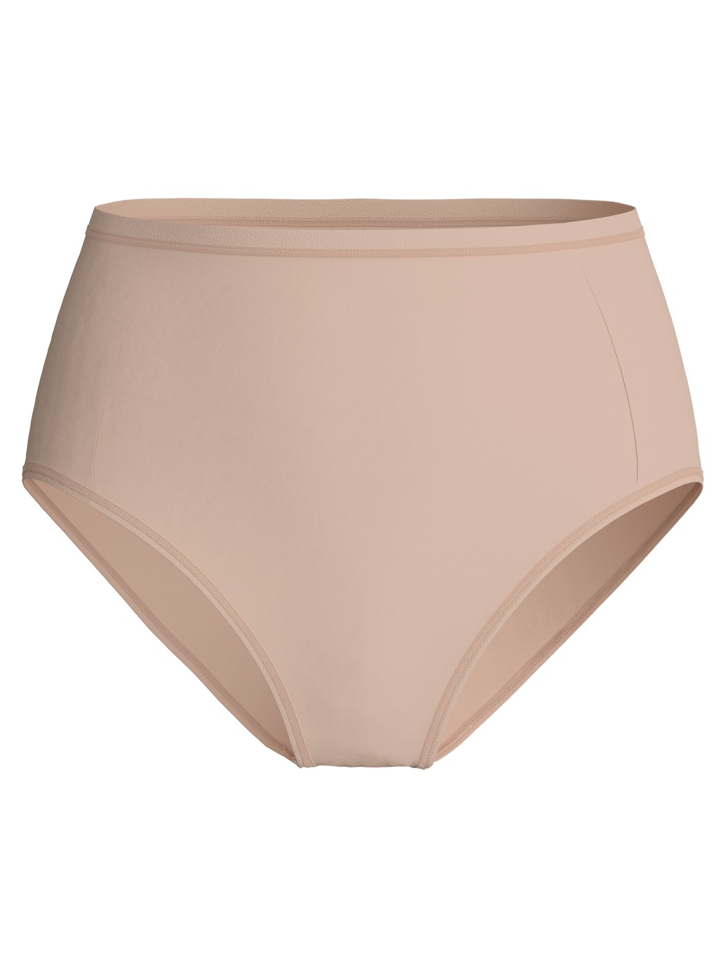 Damen - Slip, high waist aus Polyamid in Rosa, Einfarbig aus Serie Sleek Skin von CALIDA