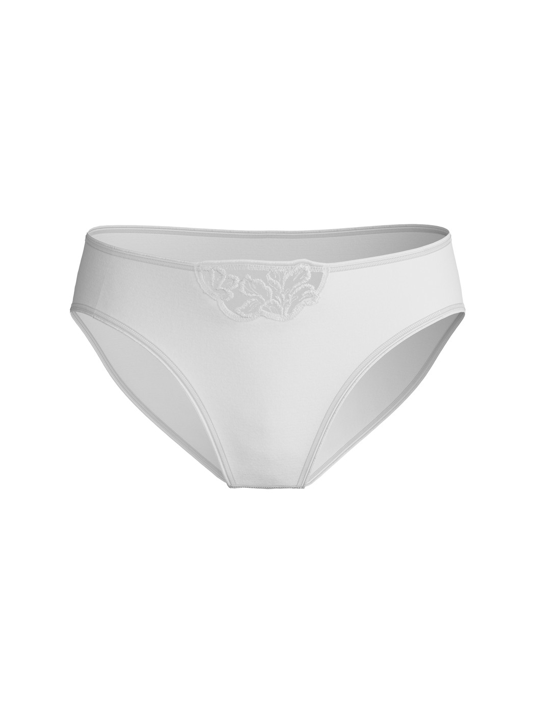 Damen - Mini-Slip aus 100% Baumwolle in Weiß, Spitze aus Serie Cotton Desire von CALIDA