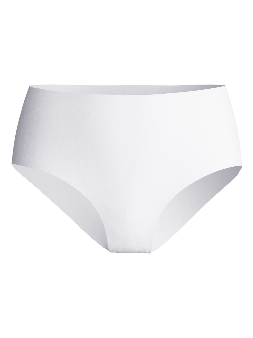 Donna - Midi-Slip invisibile Clean-Cut in Poliammide di colore Bianco, Tinta unita, della serie Sleek Skin di CALIDA