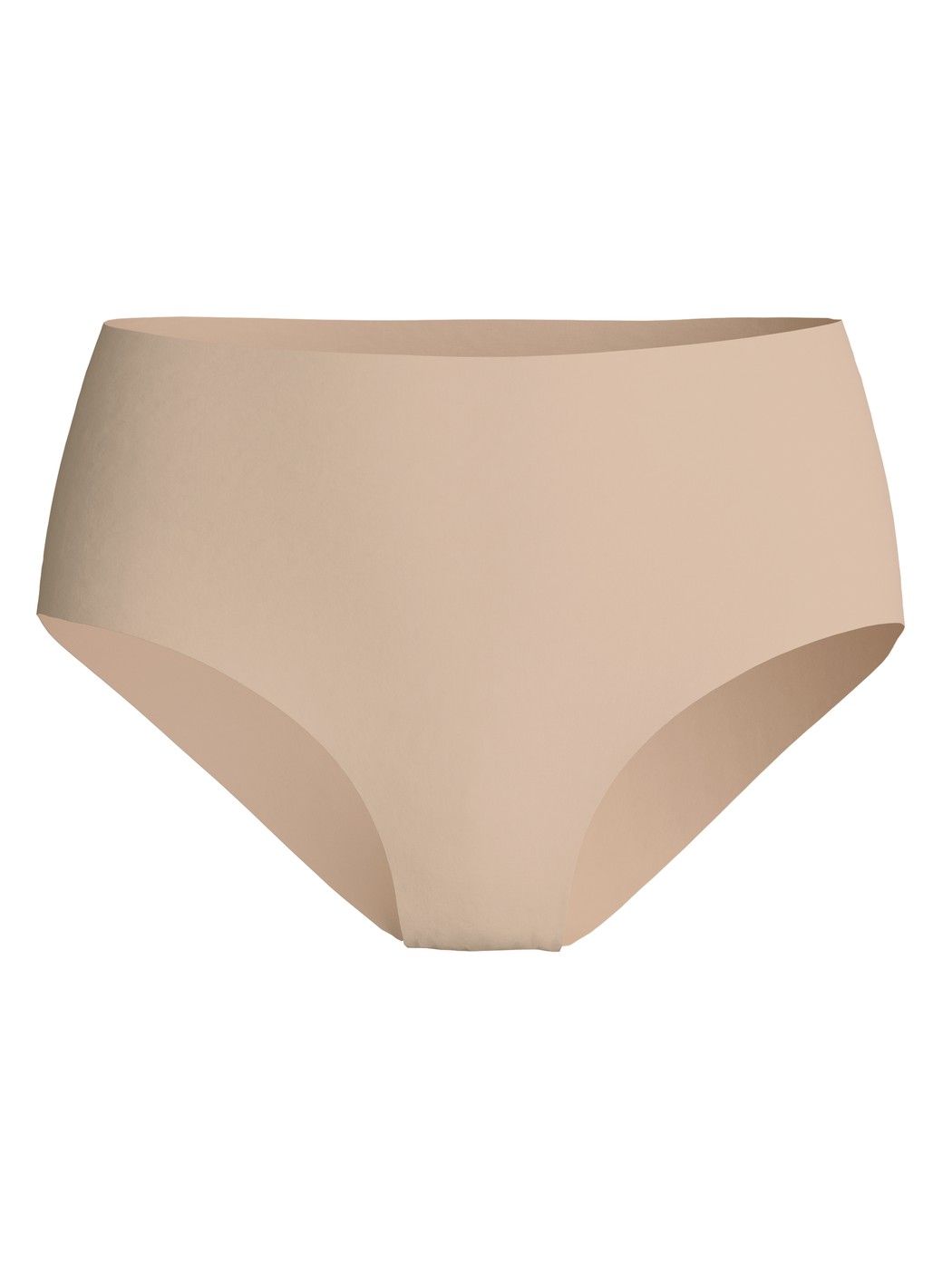 Damen - Nahtloser Midi-Slip, Clean-Cut aus Polyamid in Rosa, Einfarbig aus Serie Sleek Skin von CALIDA