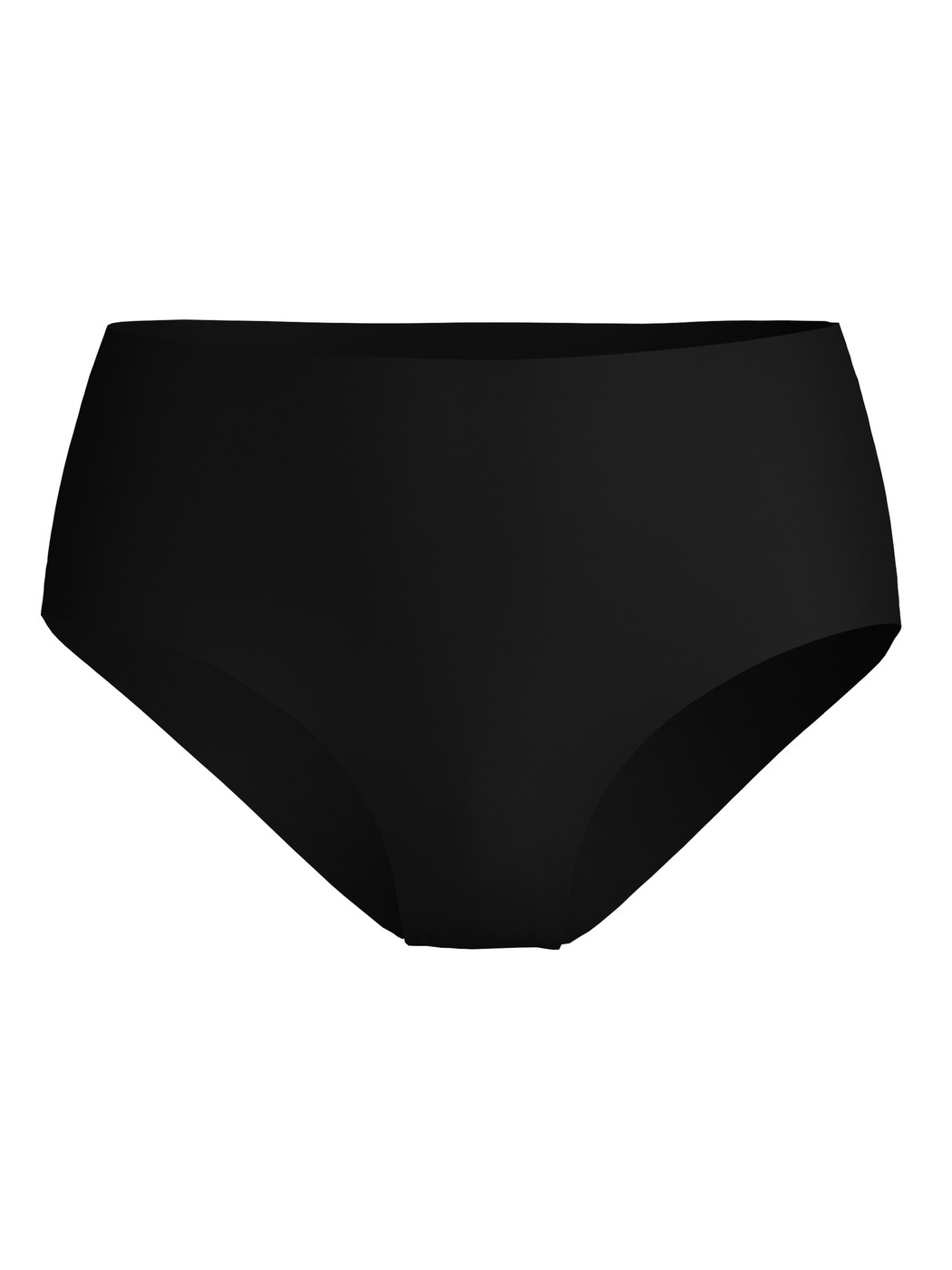 Donna - Midi-Slip invisibile Clean-Cut in Poliammide di colore Nero, Tinta unita, della serie Sleek Skin di CALIDA