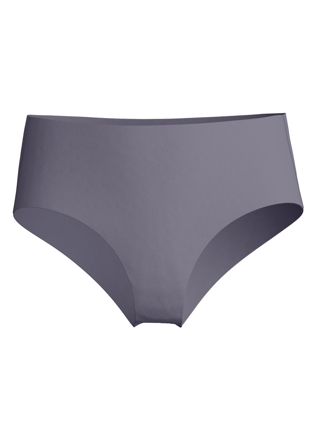 Damen - Seamless-Midi-Slip aus Modal in Grau, Einfarbig aus Serie Natural Skin von CALIDA
