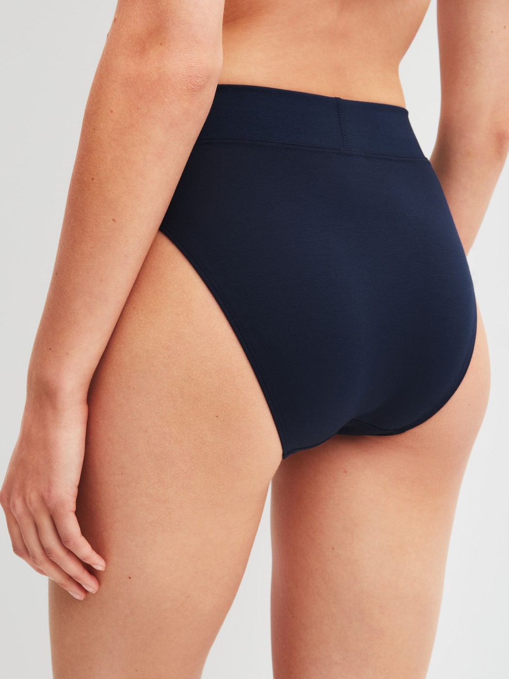 Brief with soft waistband in double pack, high waist