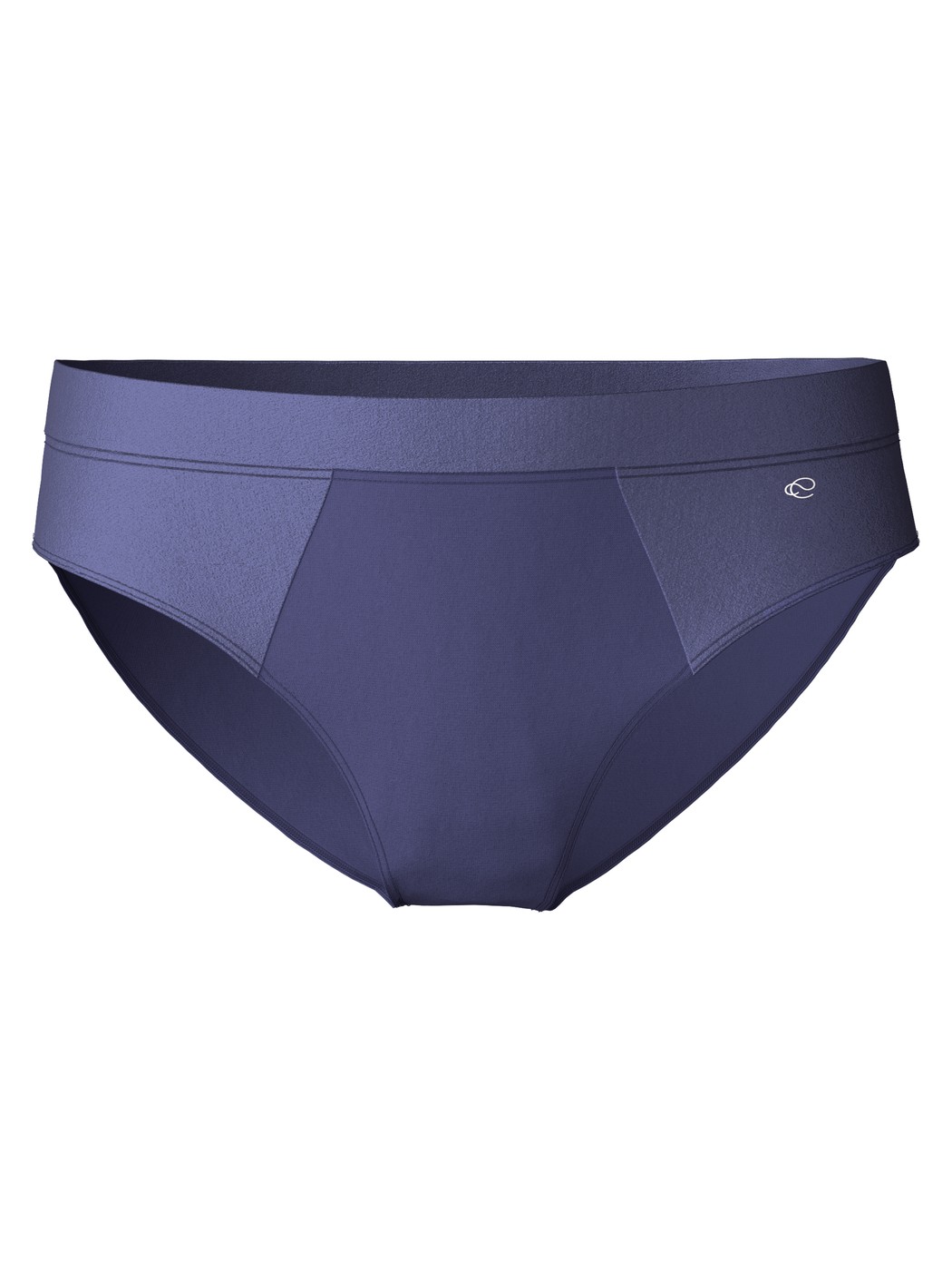 Damen - Slip aus Baumwolle in Blau, Einfarbig aus Serie Cate von CALIDA
