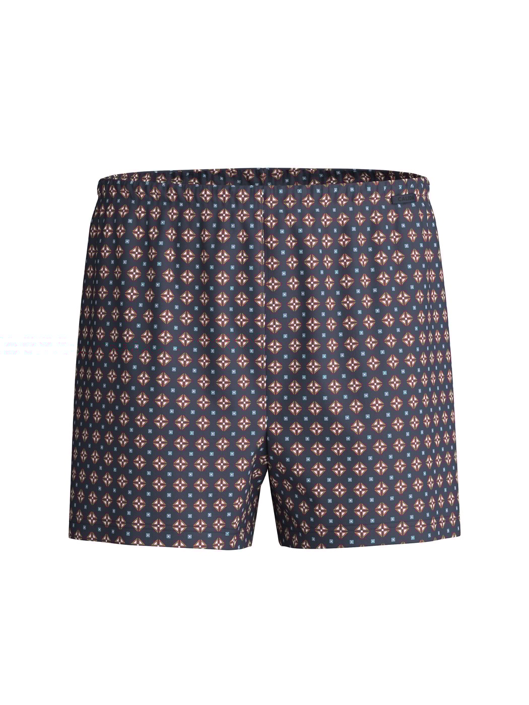 Herren - Boxershorts aus 100% Baumwolle in Blau, Gemustert aus Serie Daywear Xtra von CALIDA
