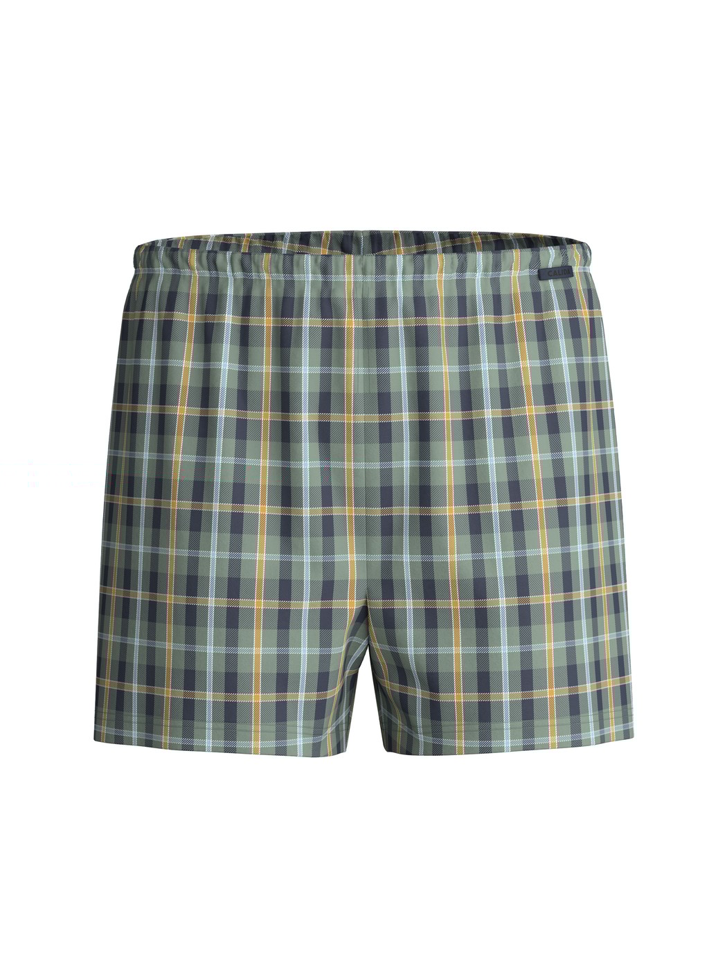 Herren - Boxershorts aus 100% Baumwolle in Grün, Kariert aus Serie Daywear Xtra von CALIDA