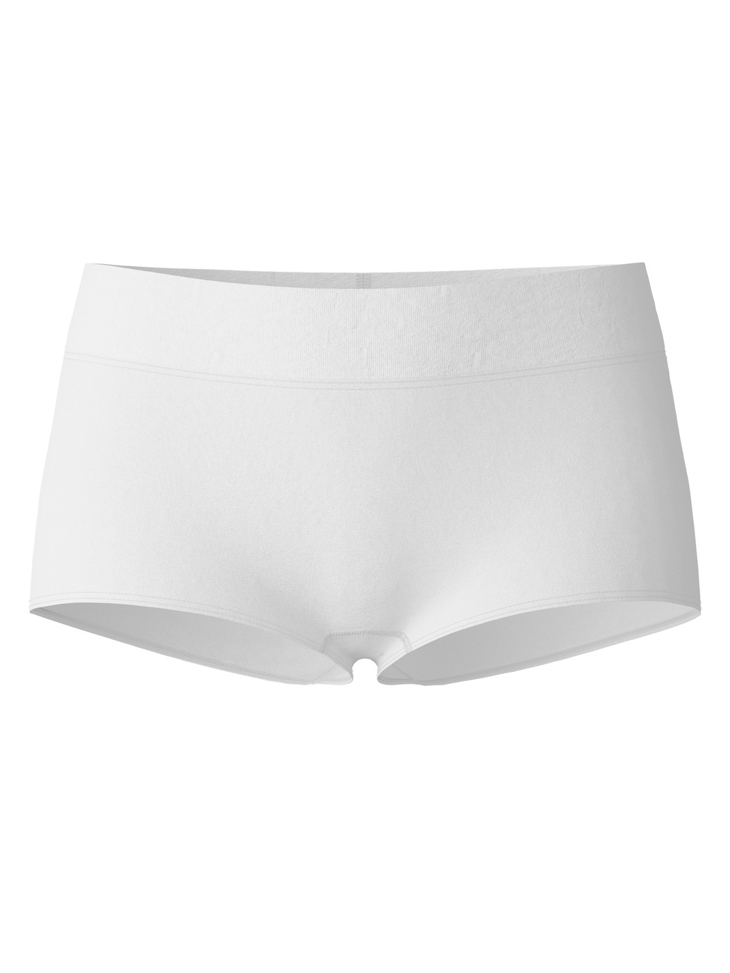 Femme - Panty taille haute en Coton de couleur Blanc, Unicolore, de la série Elastic Special de CALIDA