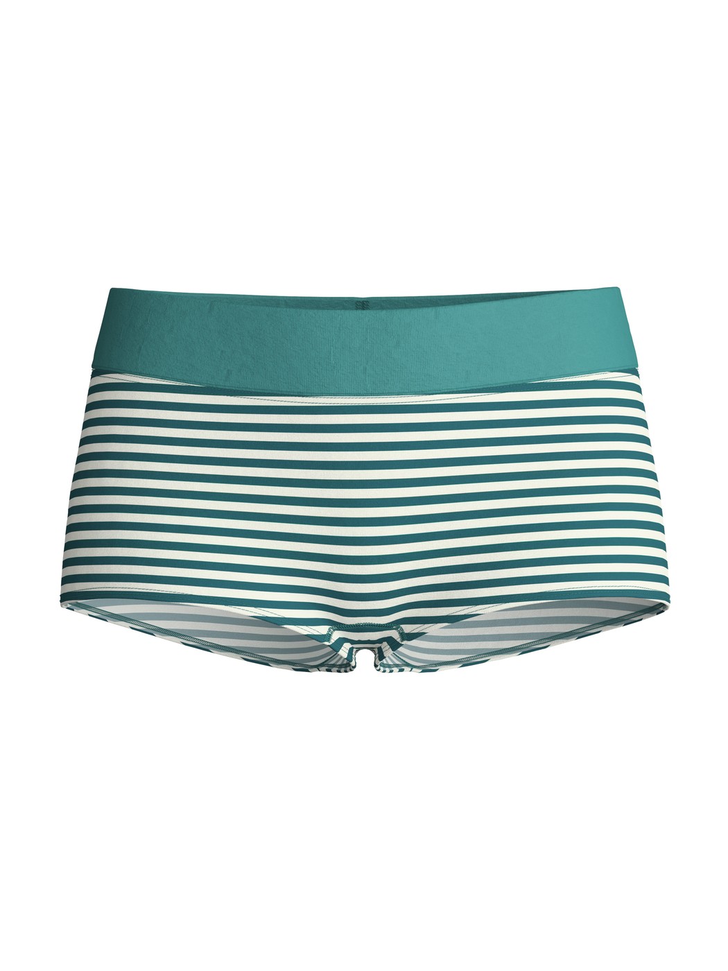 Donna - Panty taglio regolare in Cotone di colore Verde, A righe, della serie Elastic Special di CALIDA