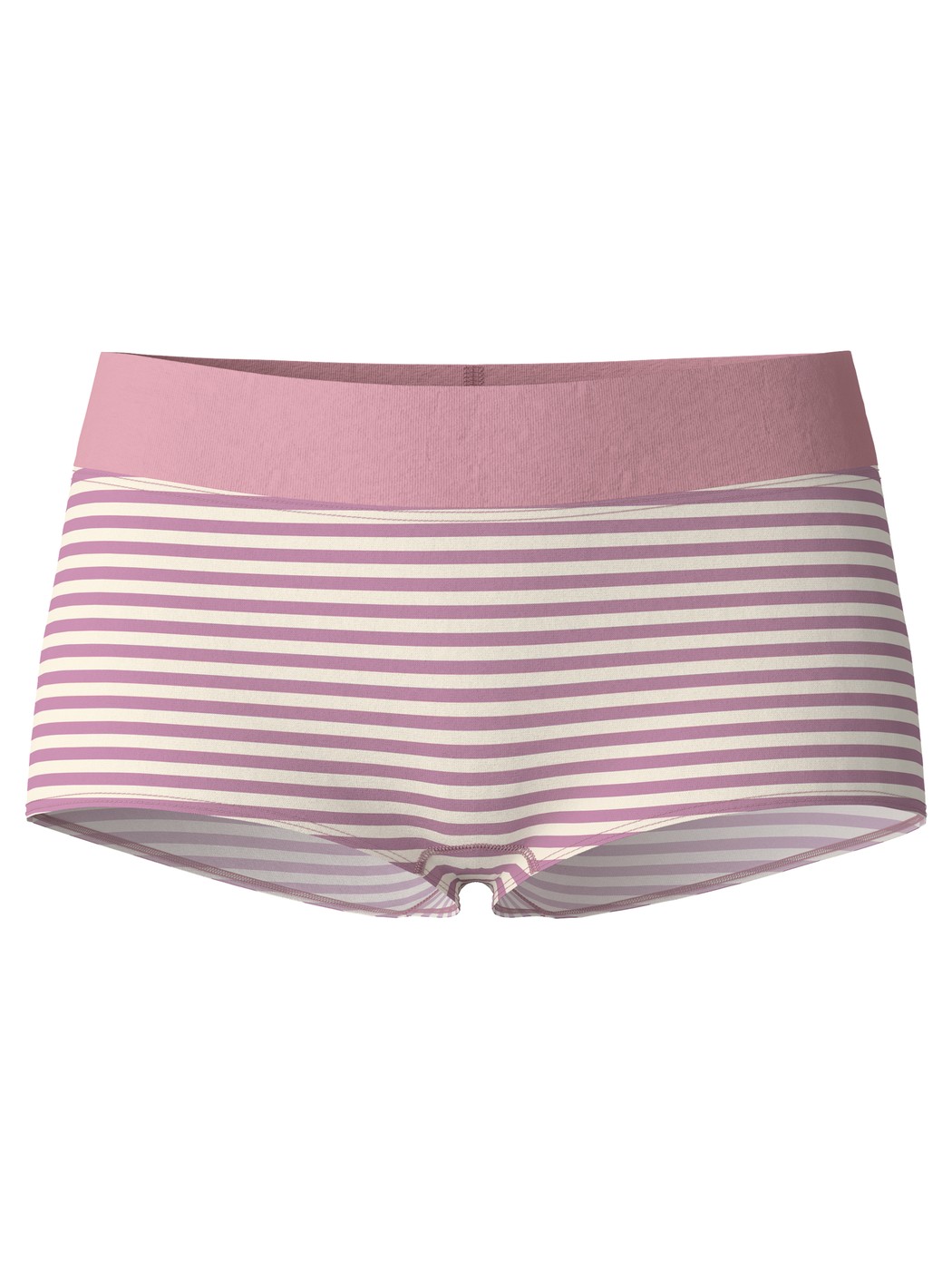 Femme - Panty taille haute en Coton de couleur Rose, Rayée, de la série Elastic de CALIDA