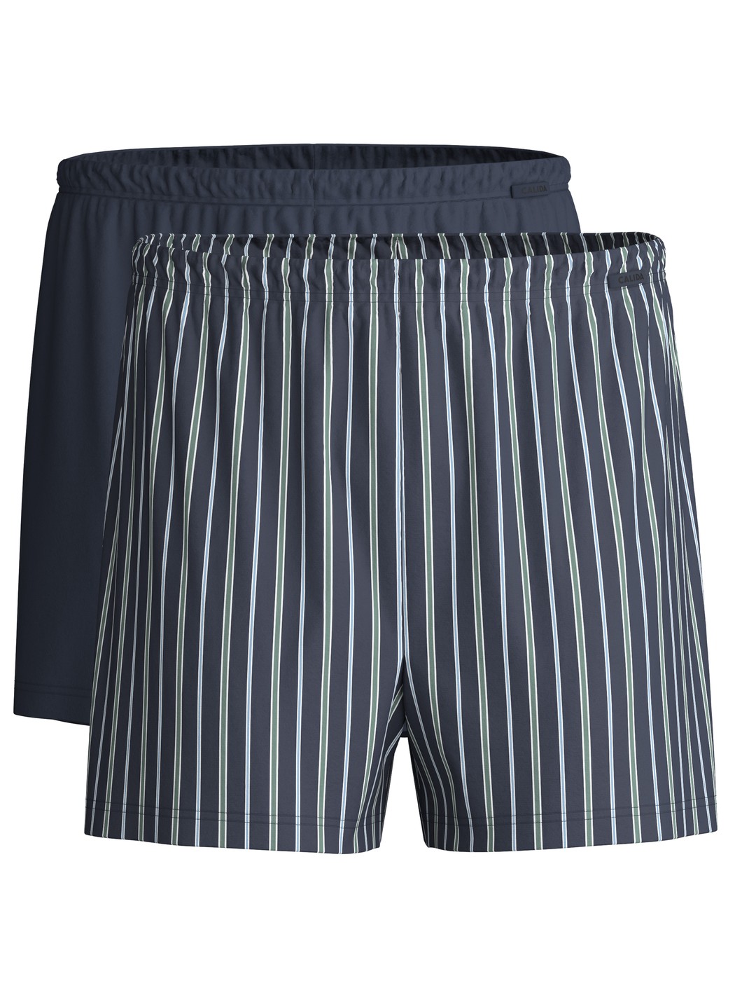 Multipack Herren - Boxershorts, 2er-Pack aus 100% Baumwolle in Blau, Gemustert aus Serie Cotton Special von CALIDA