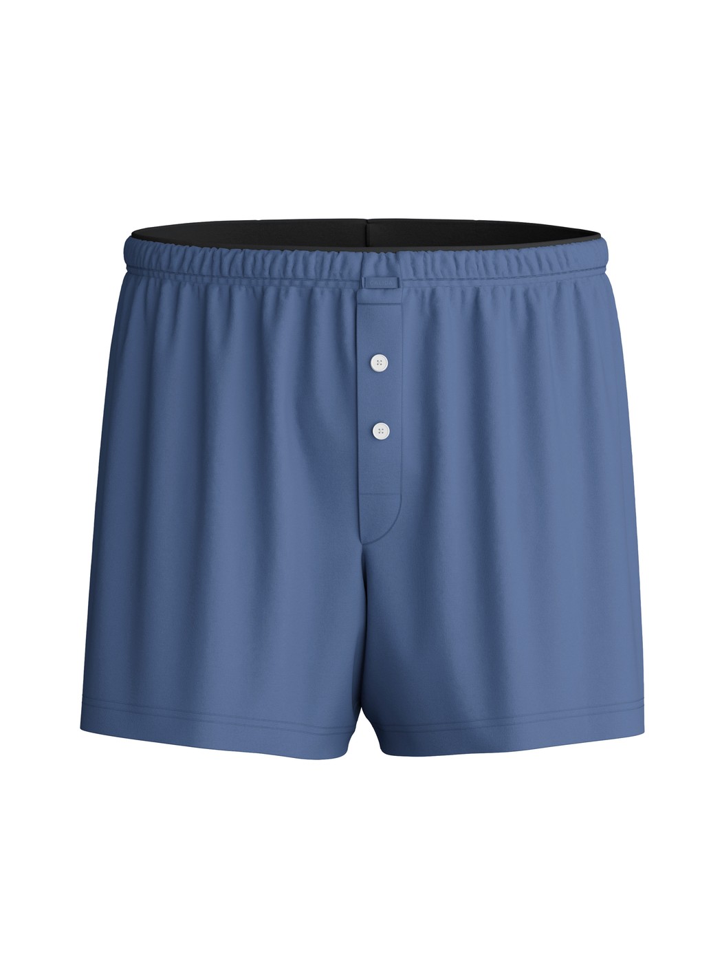 Homme - Boxer short en 100% coton de couleur Bleu, Unicolore, de la série Cotton Choice de CALIDA