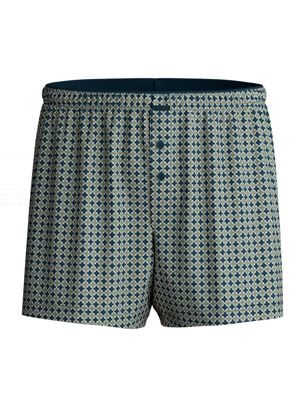 Herren - Boxershorts aus 100% Baumwolle in Beige, Gemustert aus Serie Cotton Choice von CALIDA