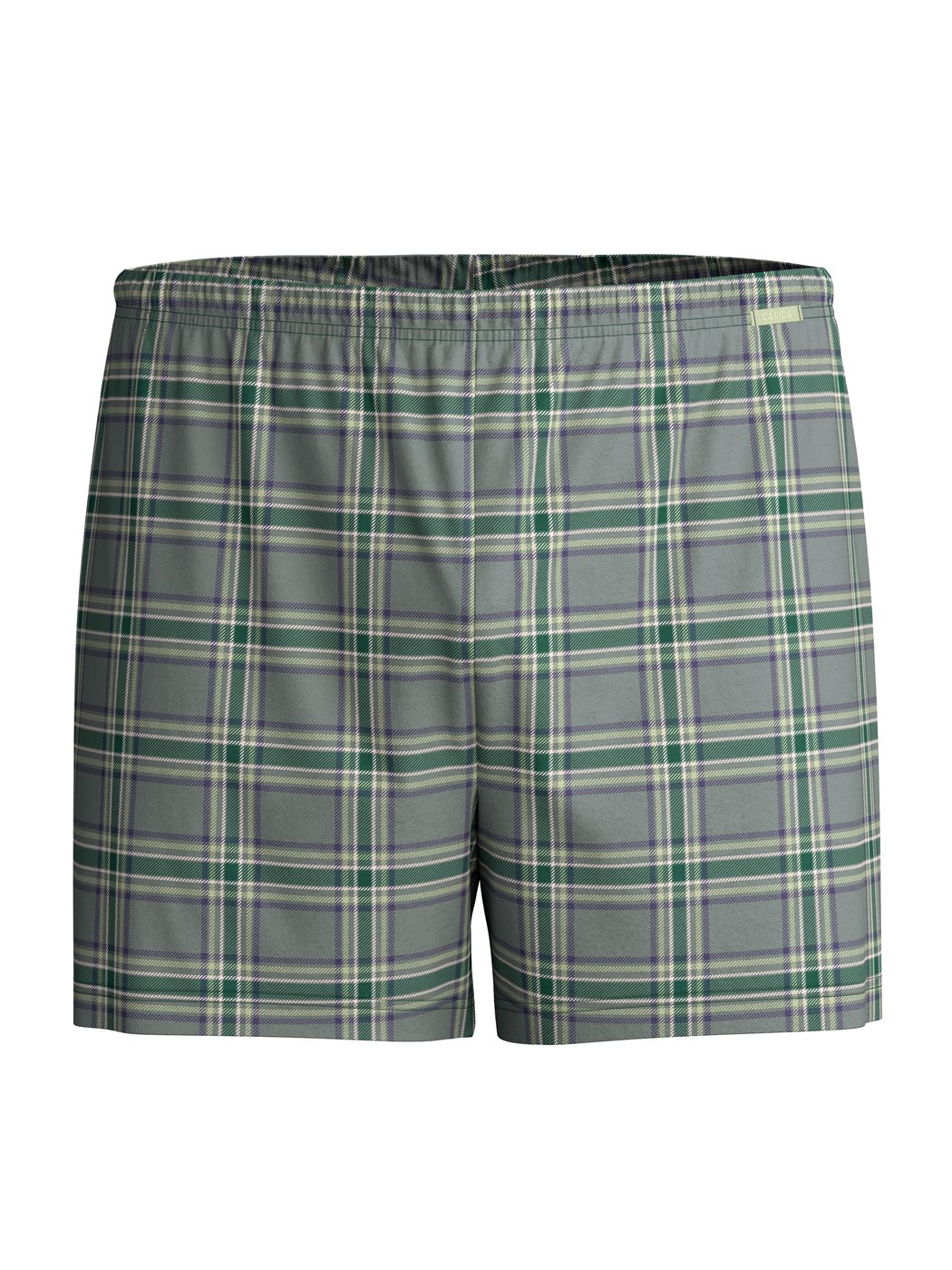 Men - Boxer shorts made of 100% Cotton in Green, Checked, from the Prints series by CALIDA