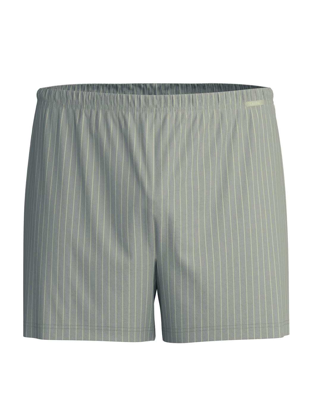 Men - Boxer shorts made of 100% Cotton in Green, Striped, from the Prints series by CALIDA