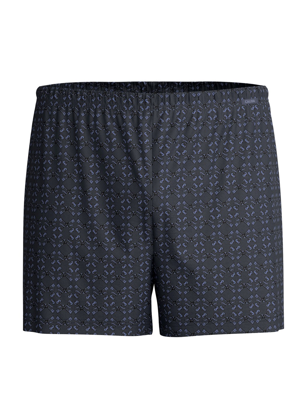Homme - Boxer short en 100% coton de couleur Gris, À motifs, de la série Prints de CALIDA