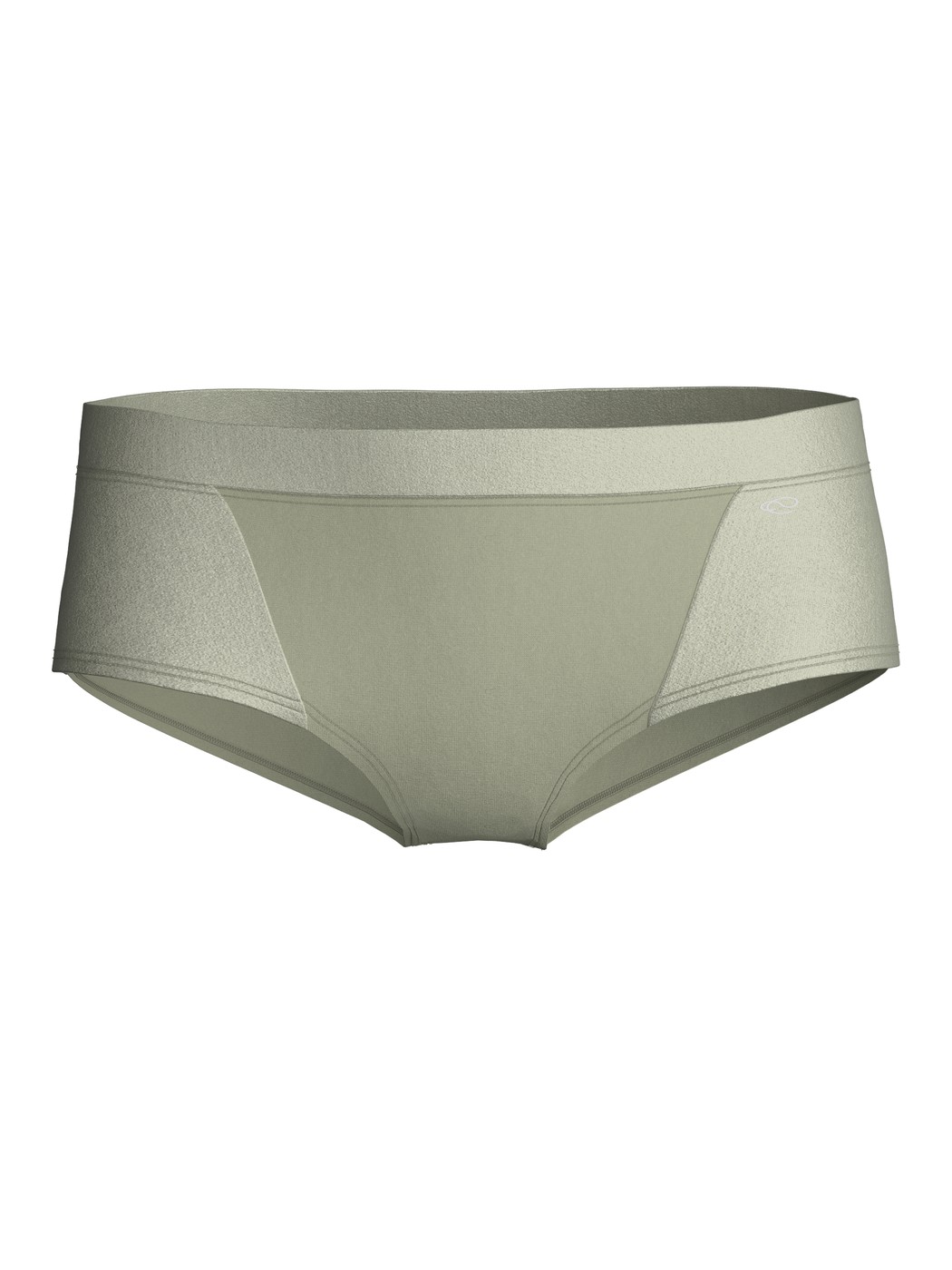 Donna - Panty, taglio basso in Cotone di colore Verde, Tinta unita, della serie Cate di CALIDA