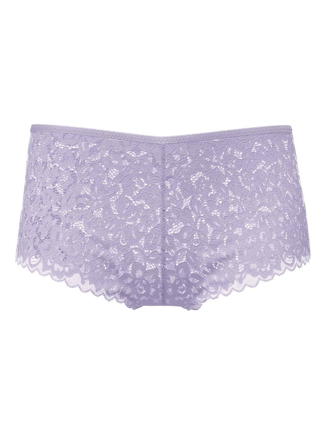 Women - Shorty regular cut made of Cotton in Purple, Lace, from the Natural Comfort Lace series by CALIDA