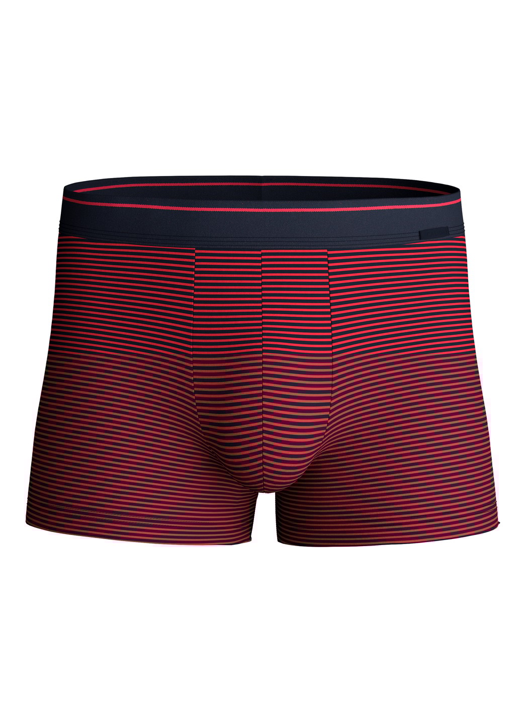 Homme - Boxer brief en Coton de couleur Rouge, Unicolore, de la série Cotton Stretch de CALIDA