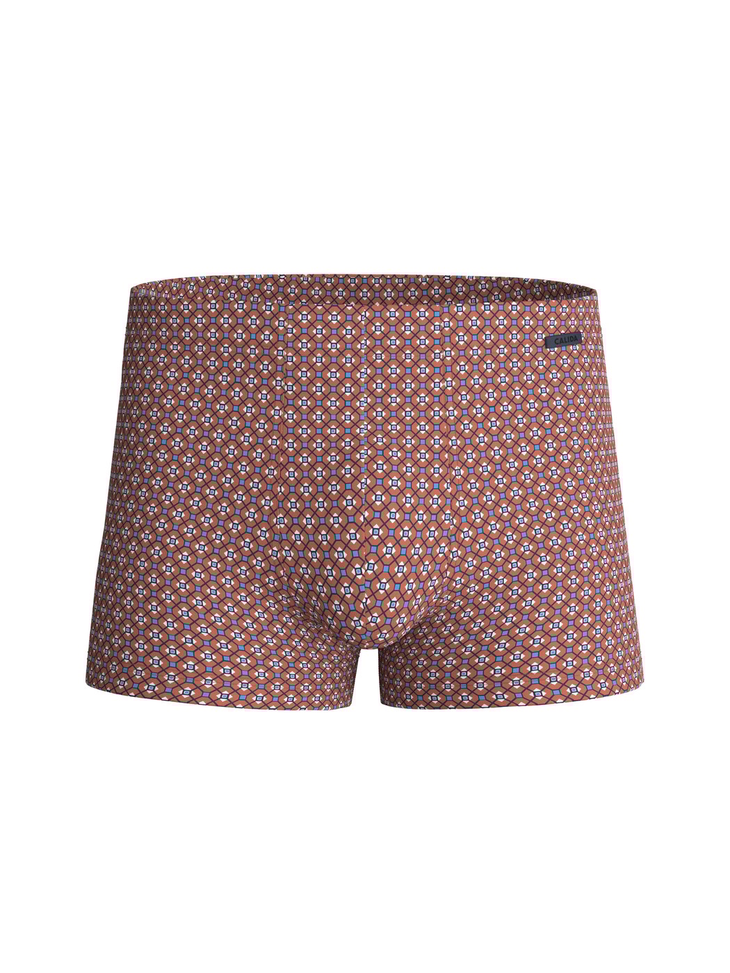 Herren - Boxer Brief aus Baumwolle in Rot, Gemustert aus Serie Daywear Xtra von CALIDA