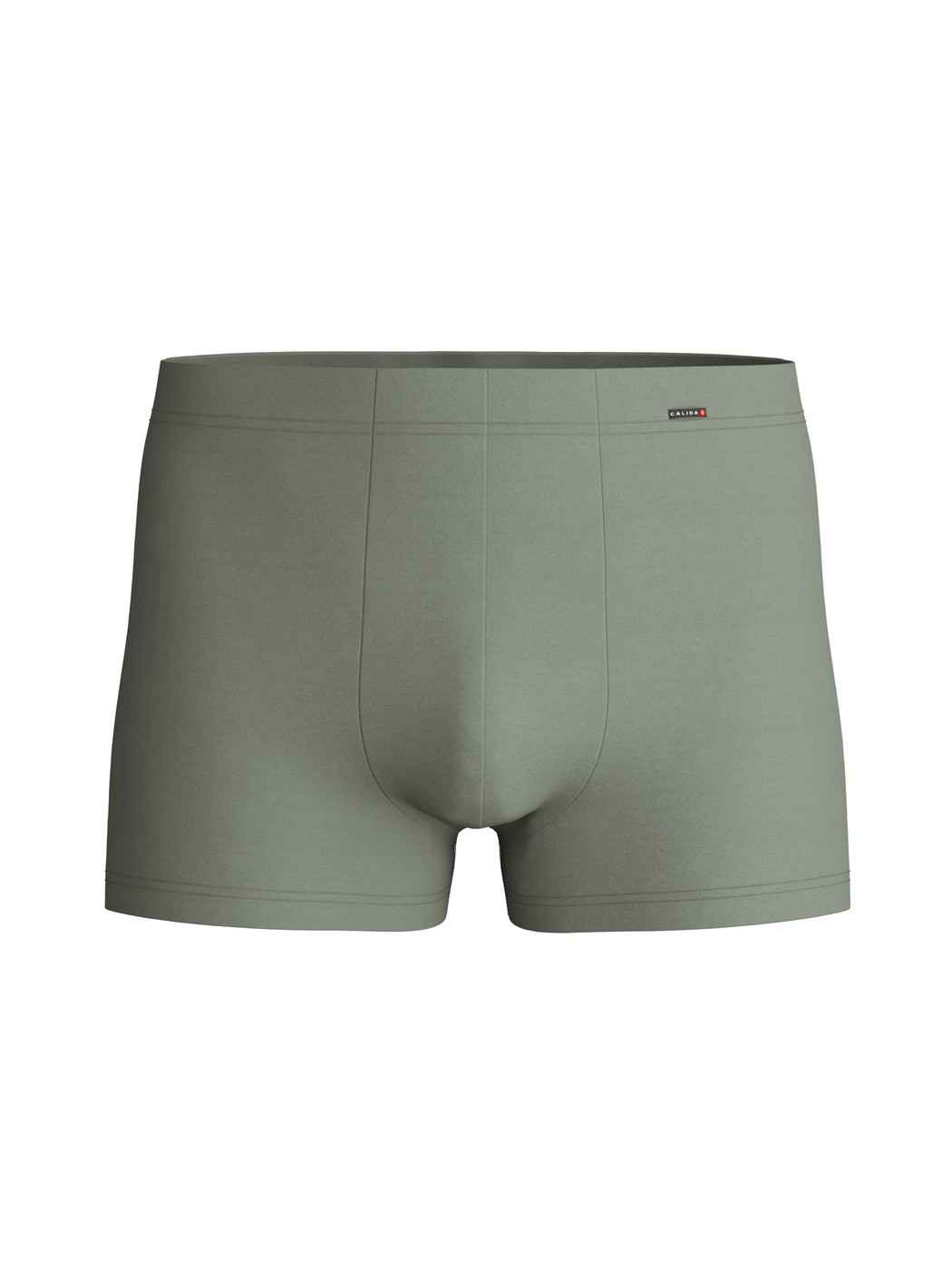 Men - Boxer brief made of Cotton in Green, Unicoloured, from the Evolution series by CALIDA