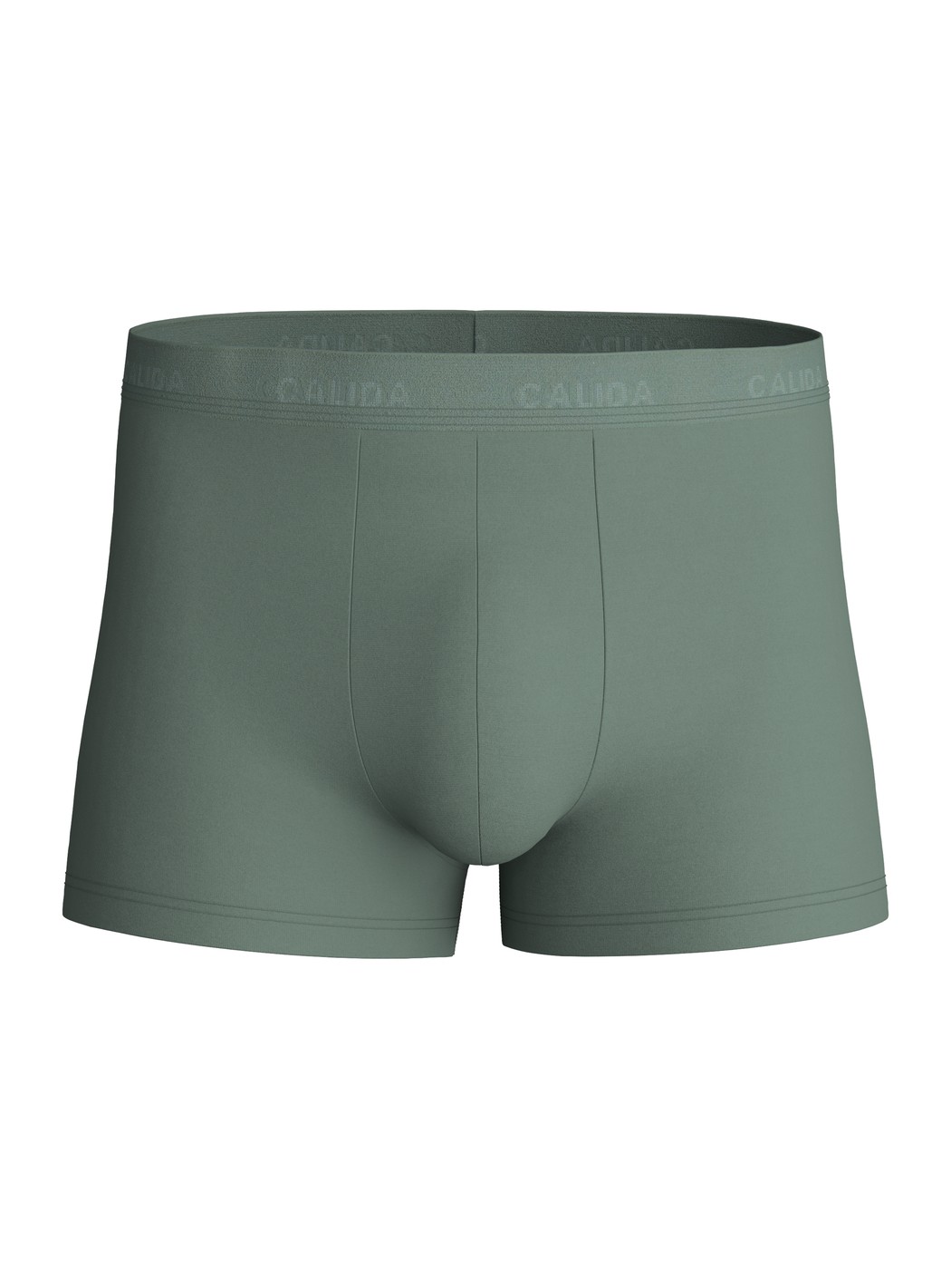 Men - Boxer brief made of Cotton in Green, Unicoloured, from the Evolution series by CALIDA