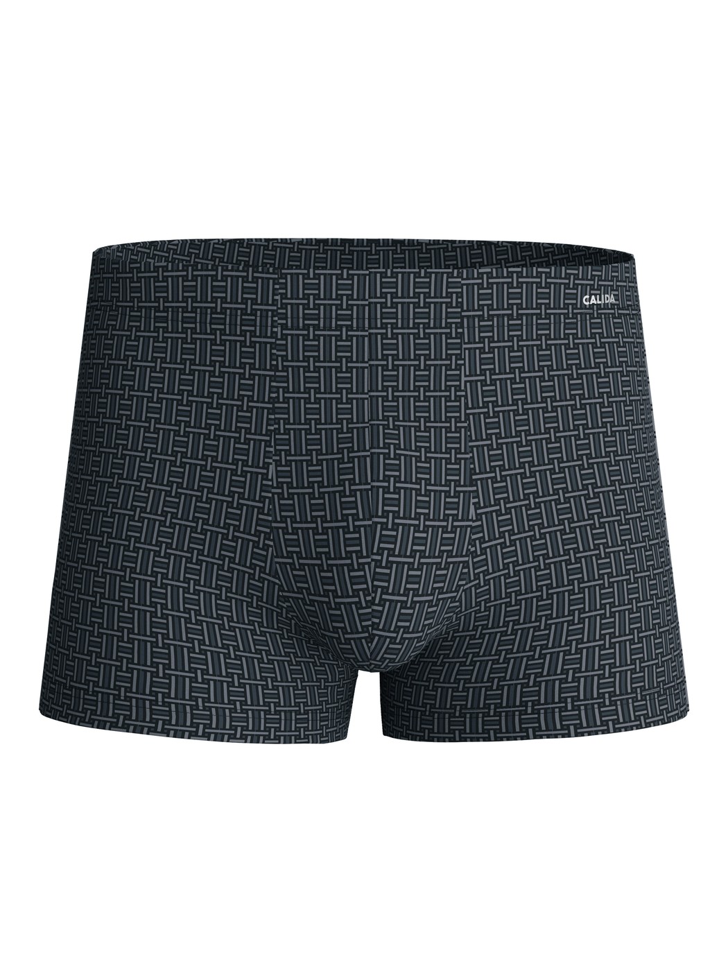Men - Boxer brief made of Cotton in Black, Patterned, from the Cotton Code Design series by CALIDA
