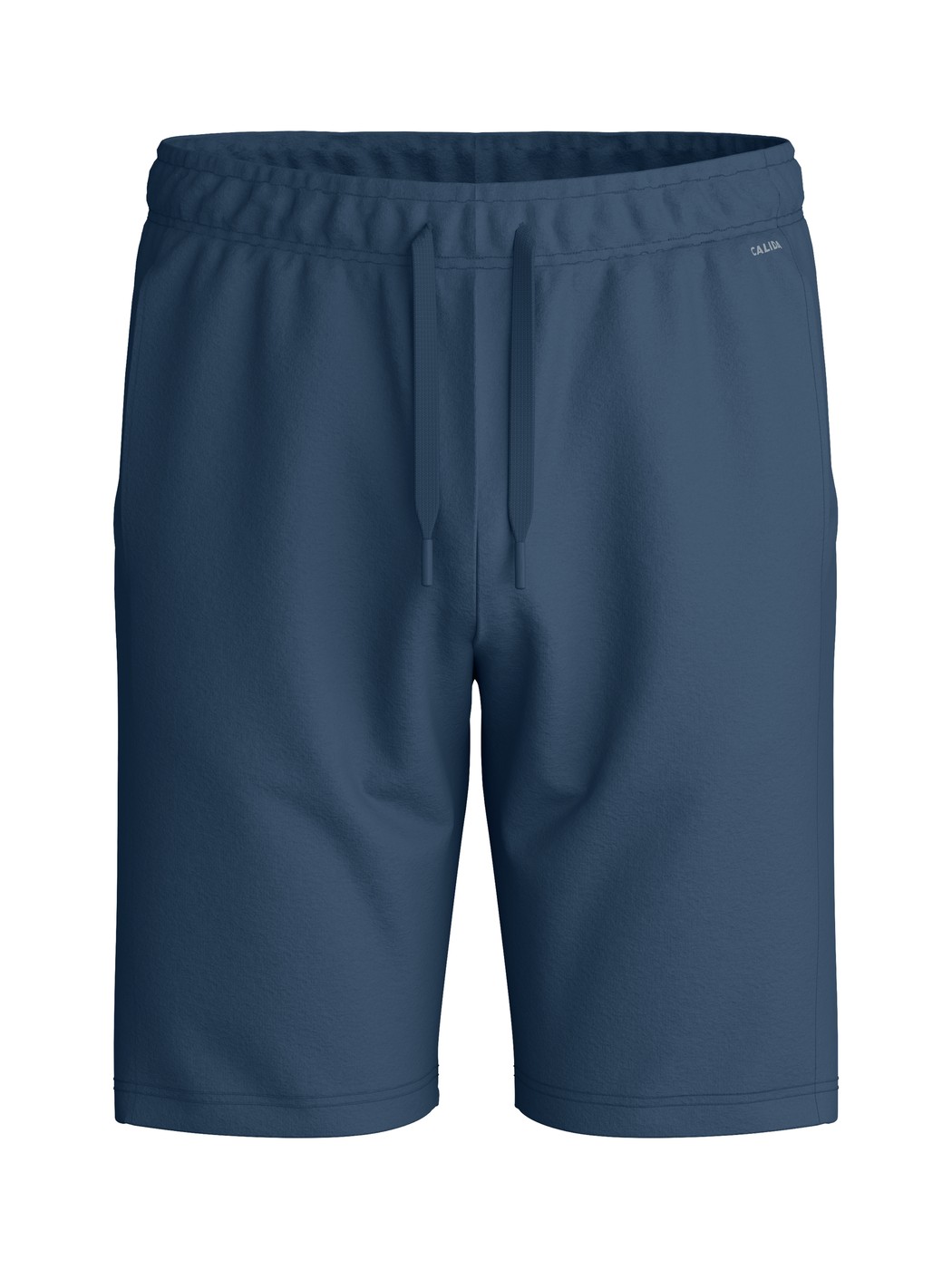 Men - Bermudas with side pockets made of Cotton in Blue, Unicoloured, from the RMX Lounge Journey series by CALIDA