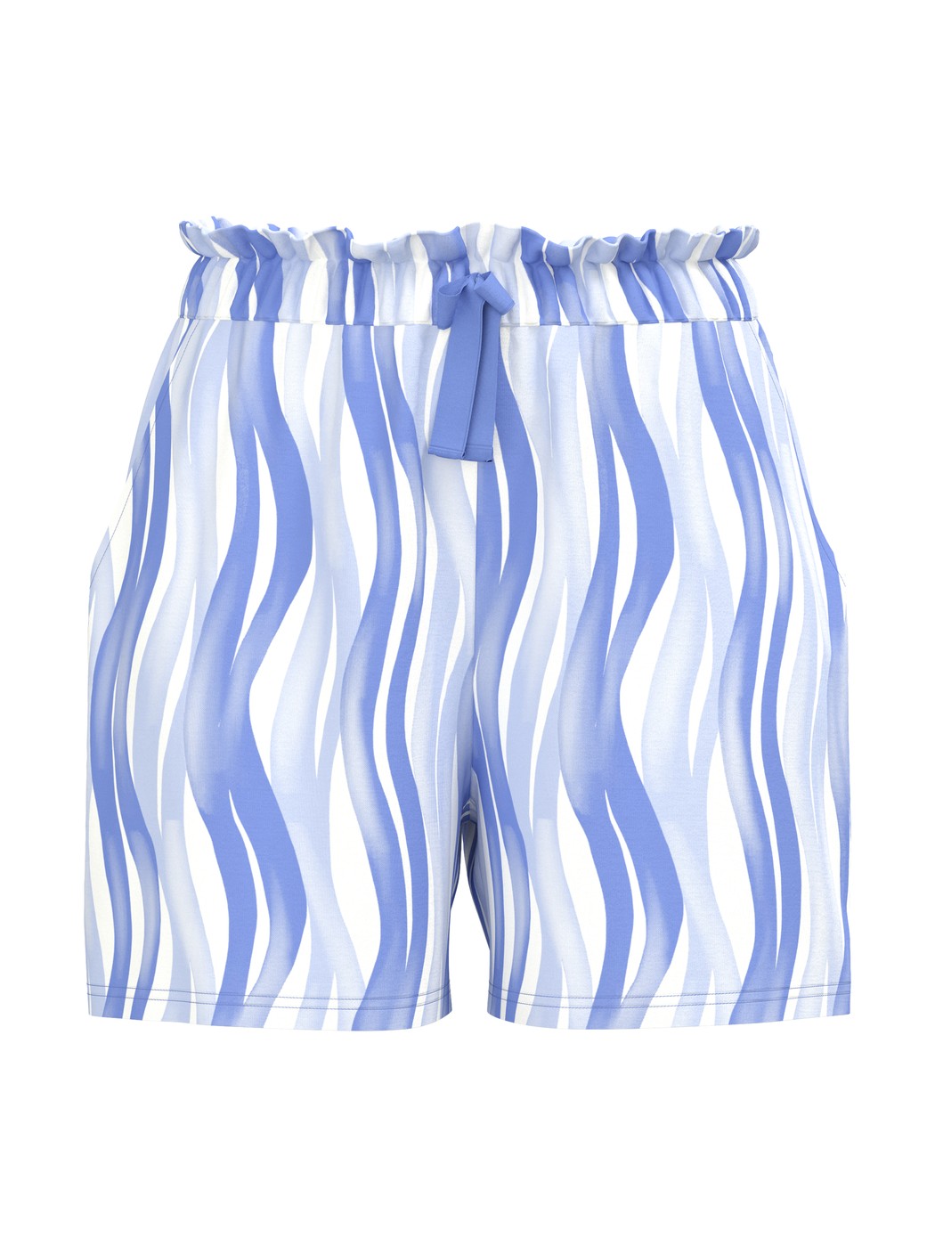 Women - Pyjama shorts made of Cotton in Blue, Patterned, from the Favourites Ocean series by CALIDA