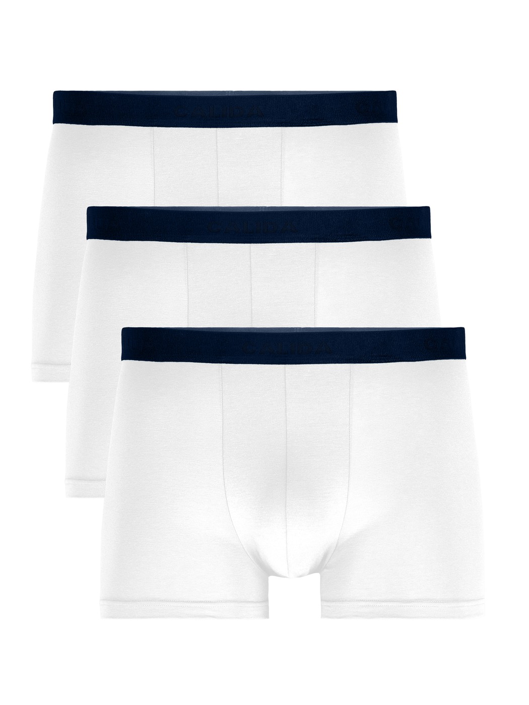 Multipack Herren - Boxer Brief, 3er-Pack aus Baumwolle in Weiß, Einfarbig aus Serie Daywear Xtra von CALIDA