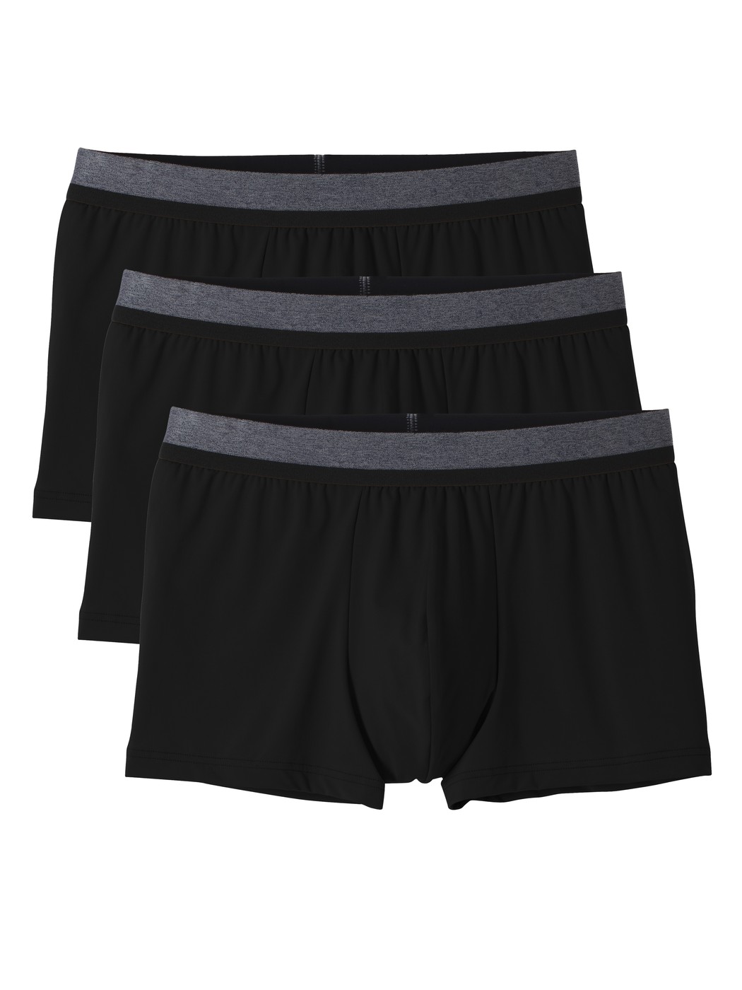 Multipack Herren - Boxer Brief, 3er-Pack aus Baumwolle in Schwarz, Einfarbig aus Serie Daywear Xtra von CALIDA