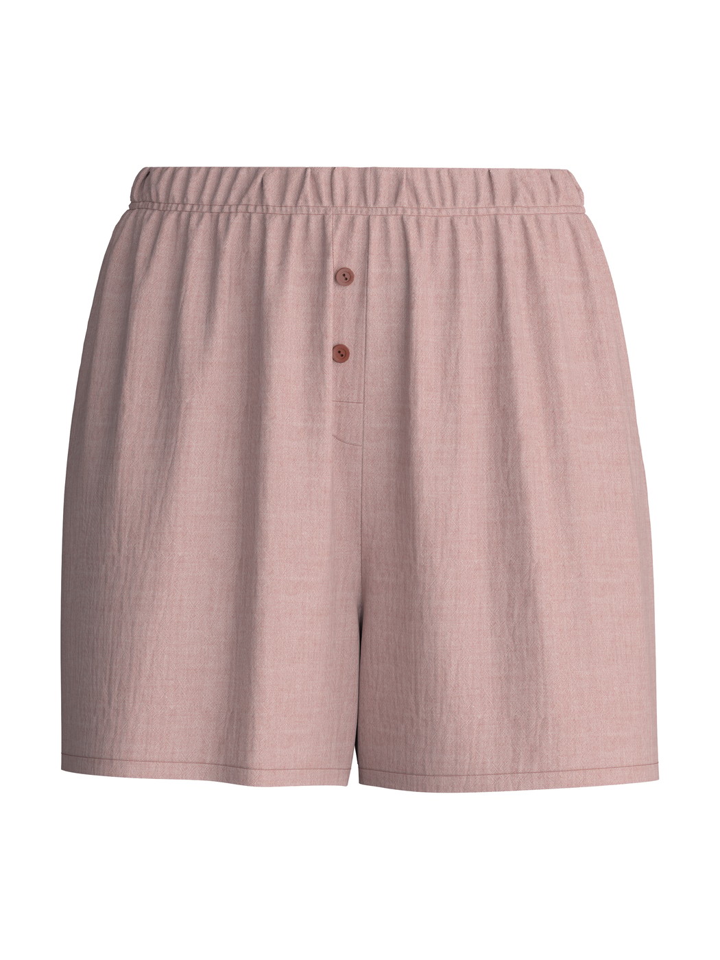 Femme - Short de pyjama en 100% coton de couleur Marron, Unicolore, de la série Favourites Tiles de CALIDA