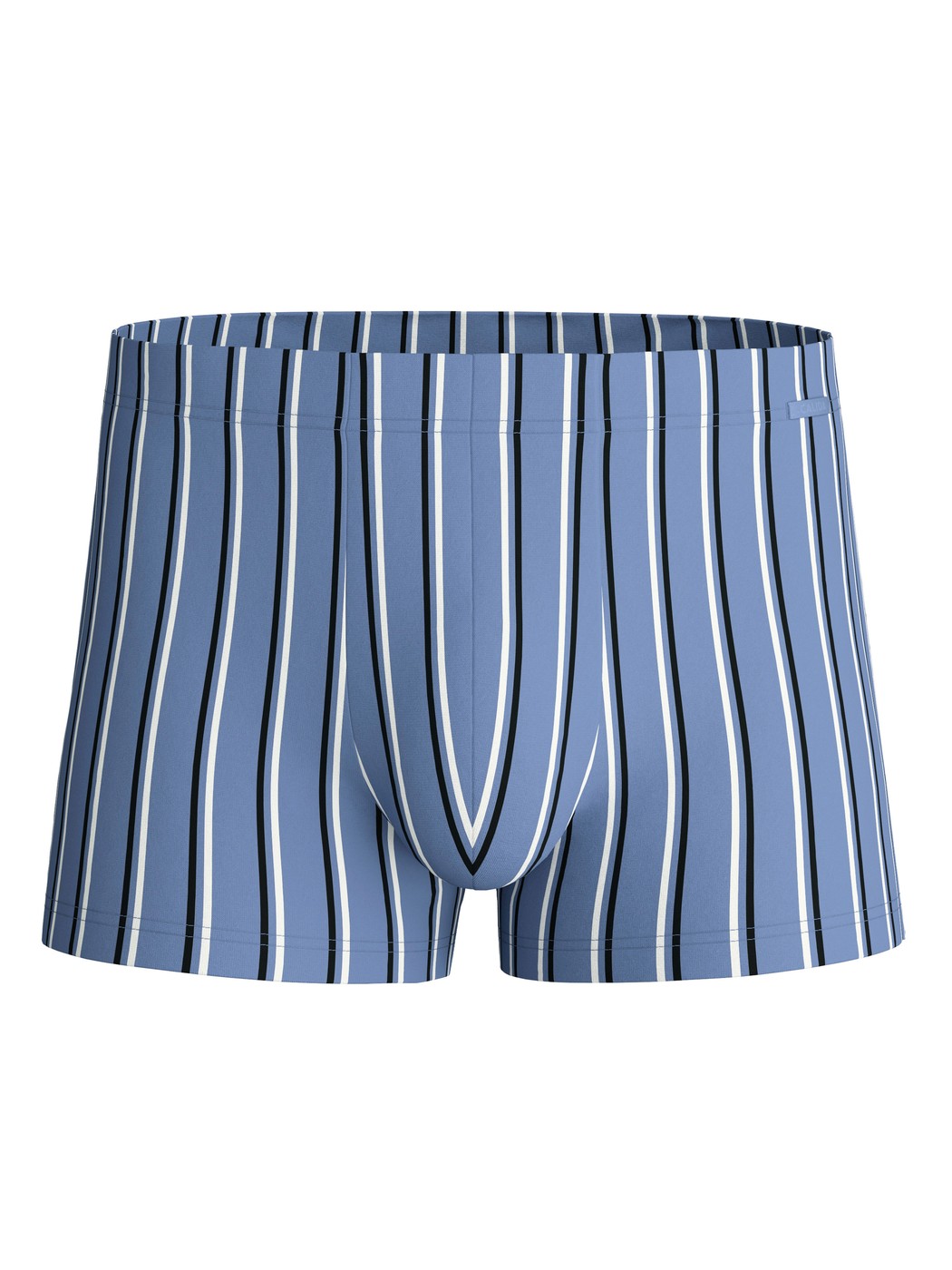Herren - Boxer Brief aus Pima® Baumwolle in Blau, Gestreift aus Serie Grafic Cotton von CALIDA