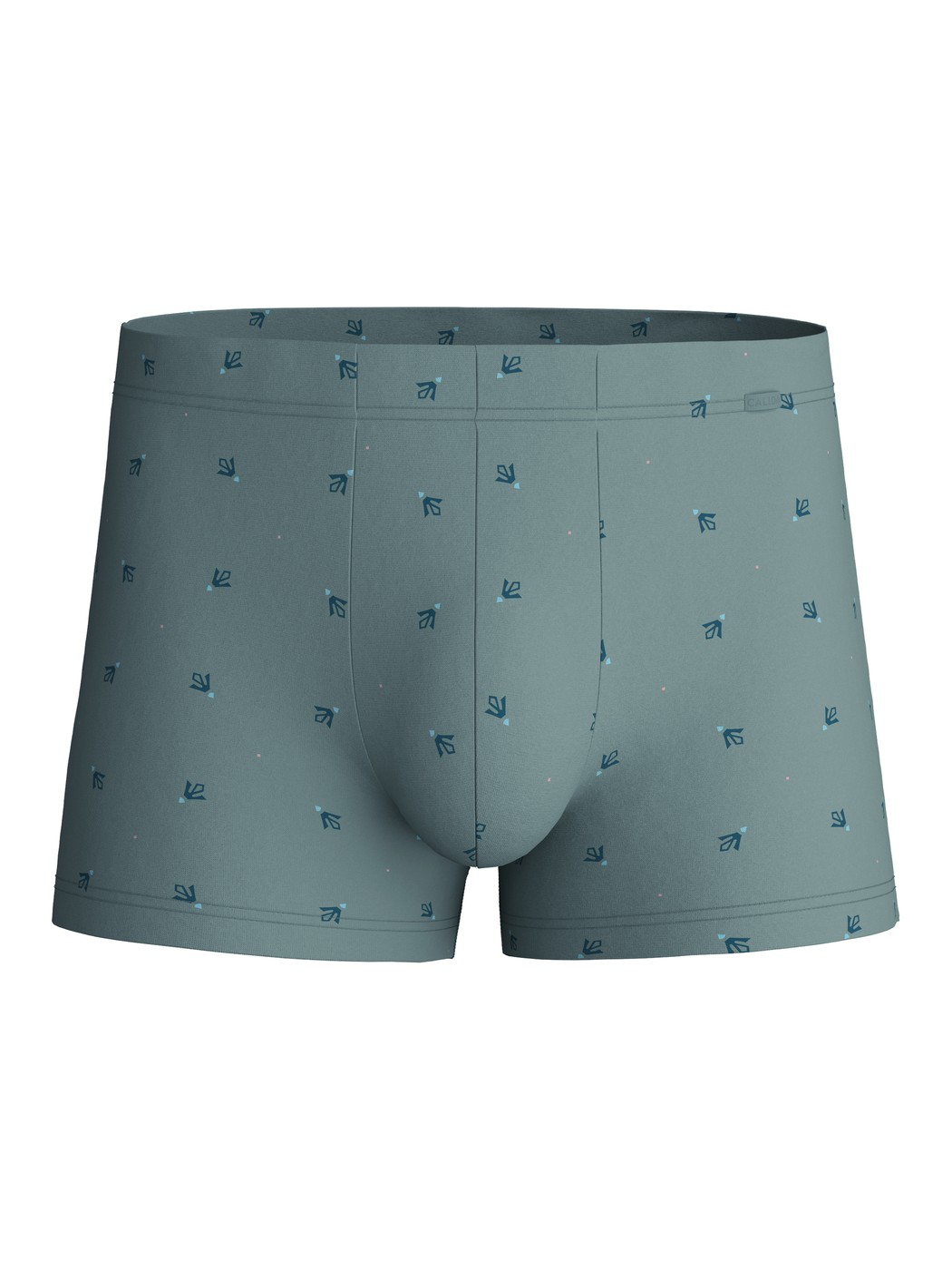 Men - Boxer brief made of Cotton in Green, Patterned, from the Grafic Cotton series by CALIDA