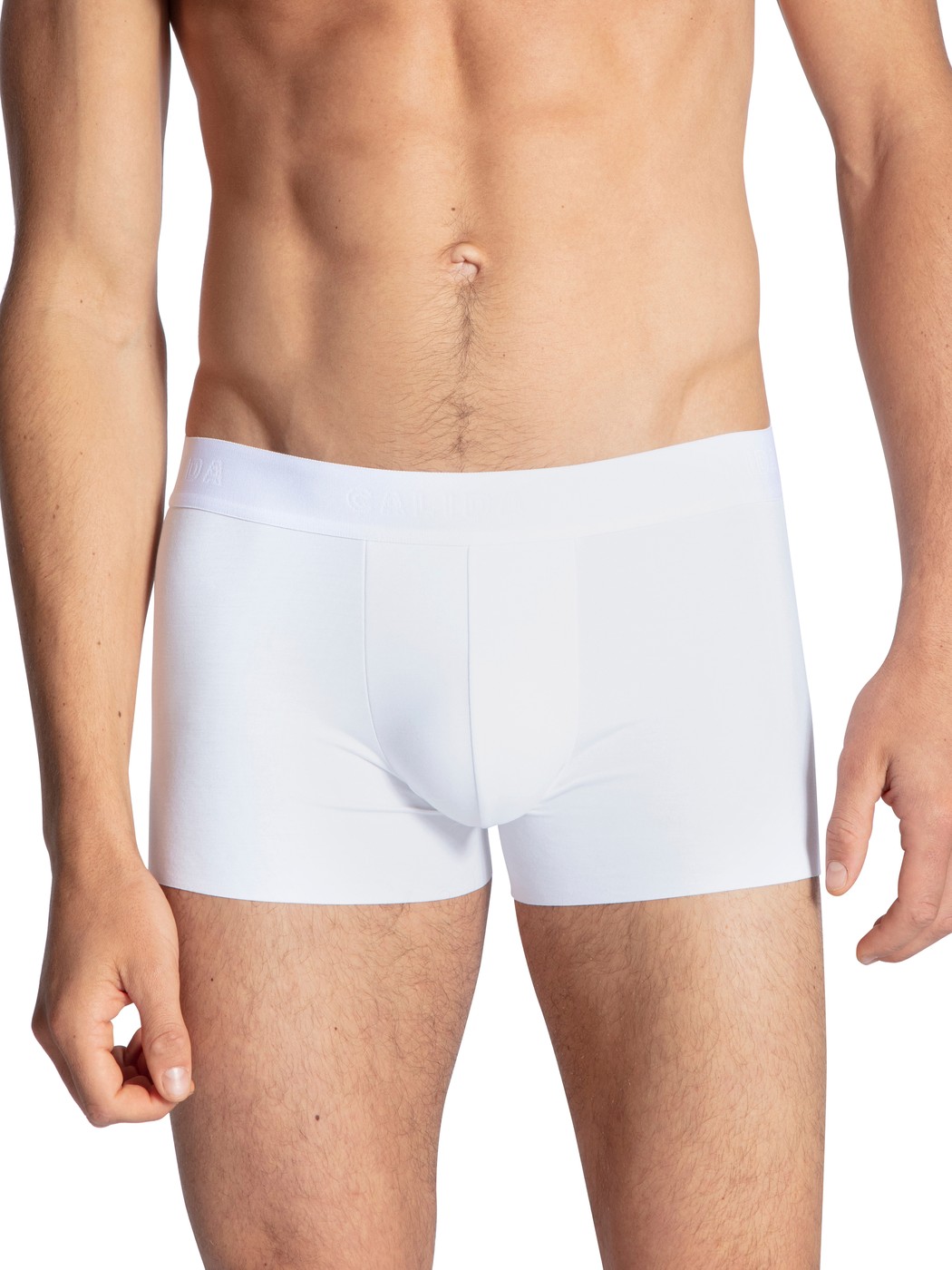 Boxer brief with elastic waistband