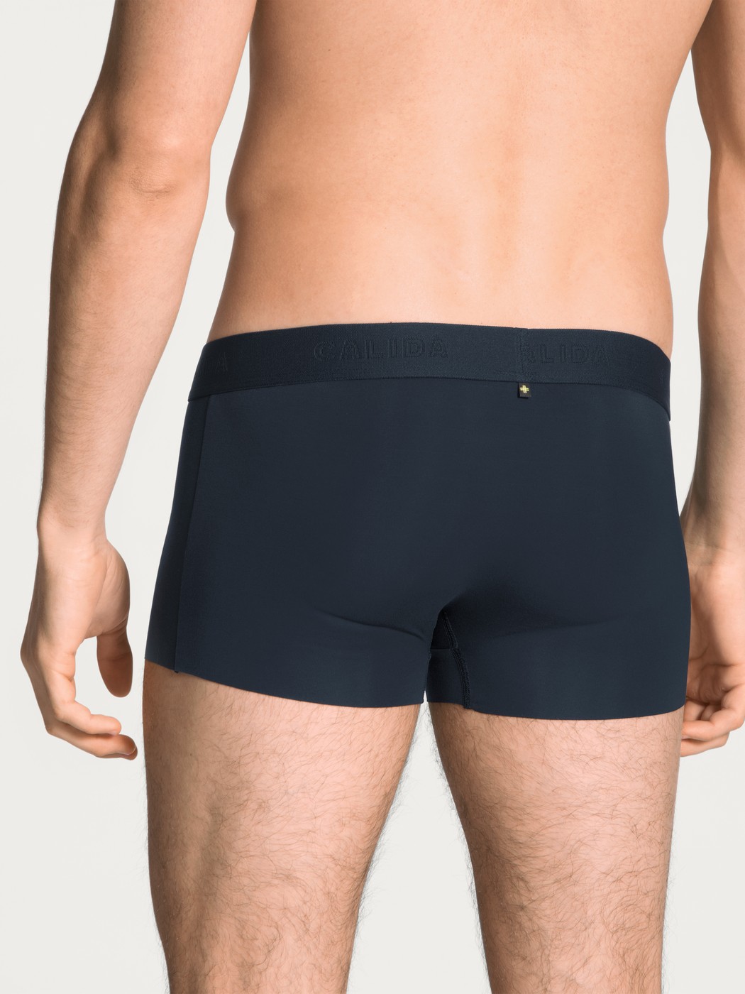 Boxer brief with elastic waistband