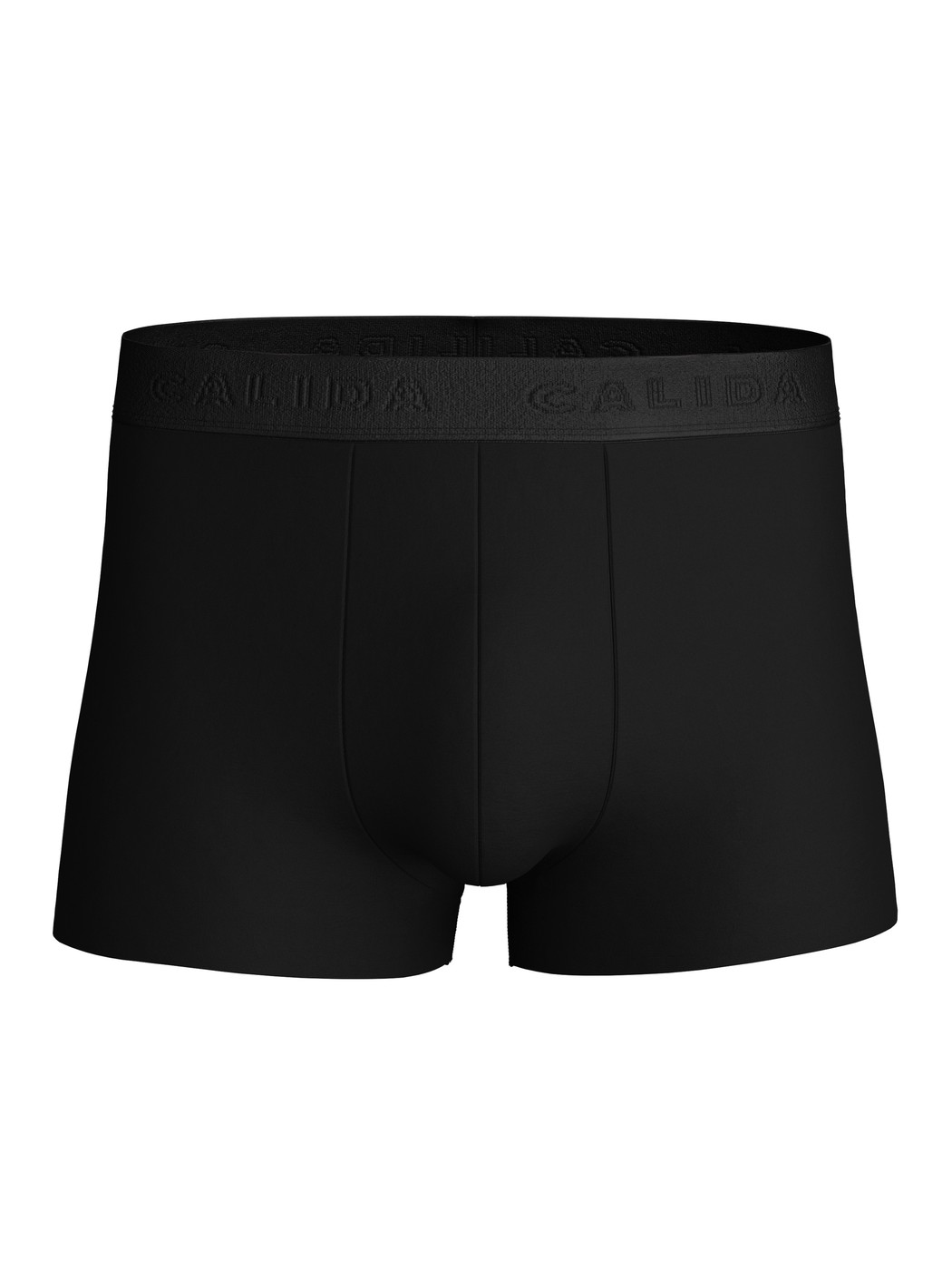 Men - Boxer brief with elastic waistband made of Modal in Black, Unicoloured, from the Clean Line series by CALIDA