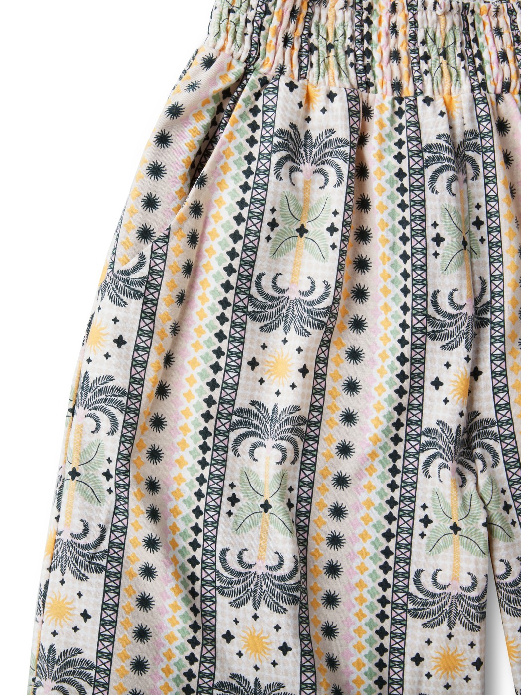 Damen - Kurze Pyjamahose aus Modal in Beige, Floral aus Serie Favourites Sun von CALIDA