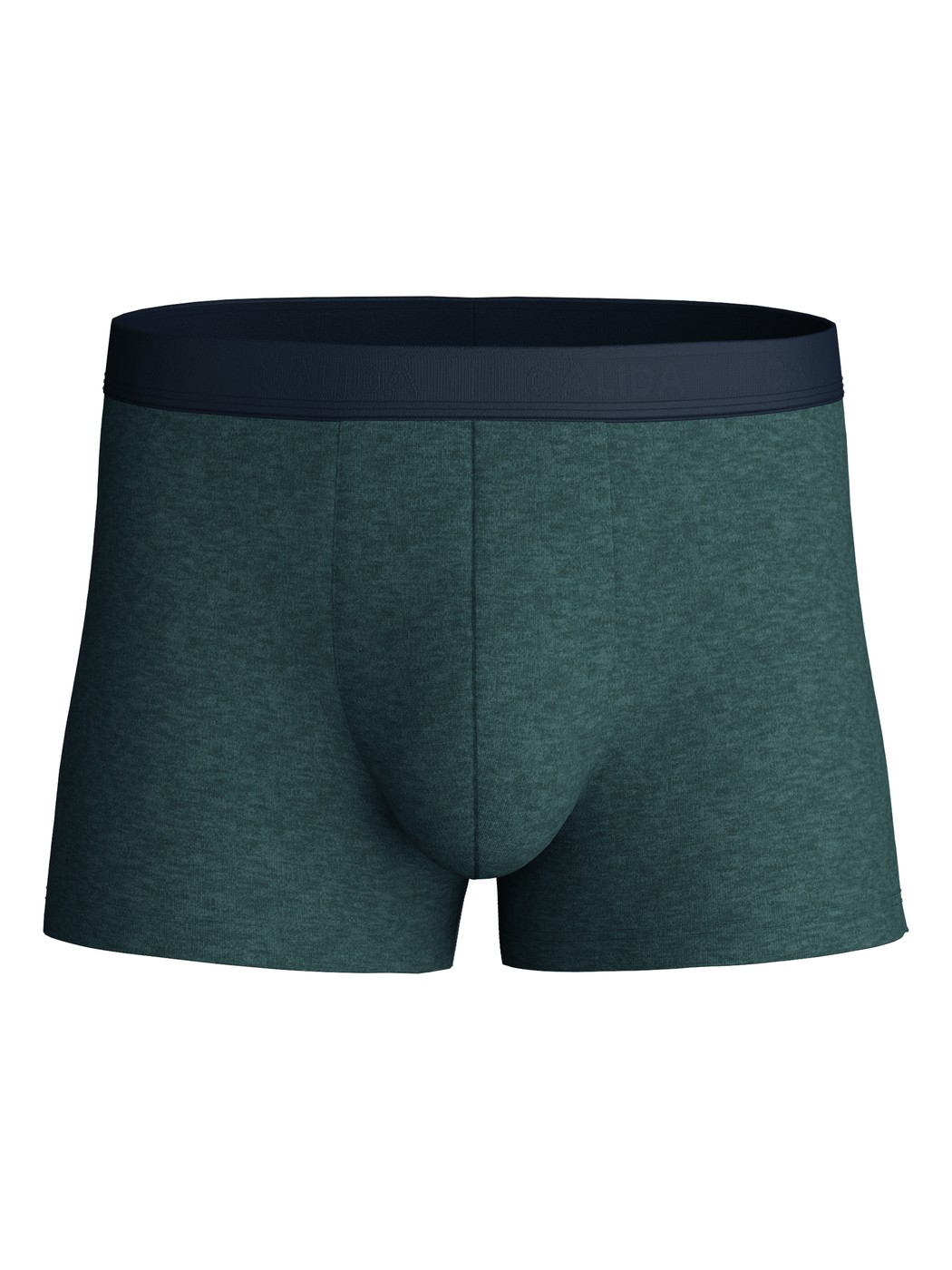 Herren - Boxer Brief mit Softgummibund aus Baumwolle in Grün, Einfarbig aus Serie Cotton Sporty von CALIDA