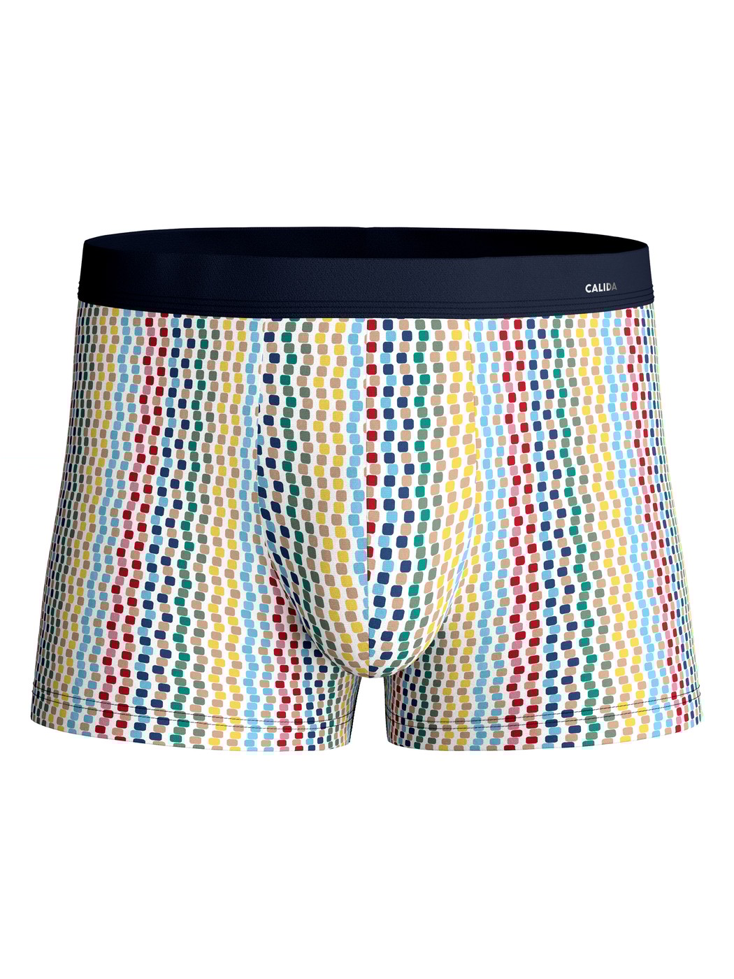 Uomo - Boxer brief in Cotone di colore Blu, Modello, della serie Cotton Code Design di CALIDA