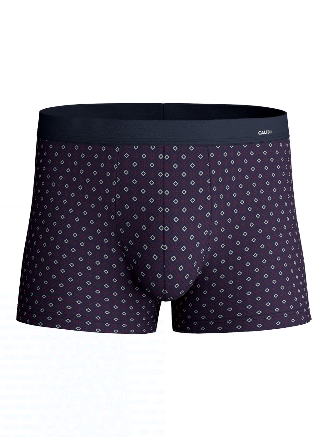 Homme - Boxer brief en Coton de couleur Rouge, À motifs, de la série Cotton Code Design de CALIDA