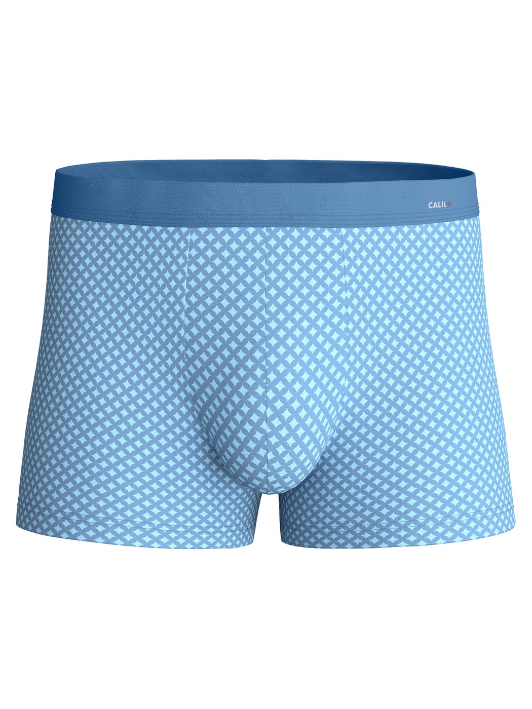 Men - Boxer brief made of Cotton in Blue, Patterned, from the Cotton Code Design series by CALIDA