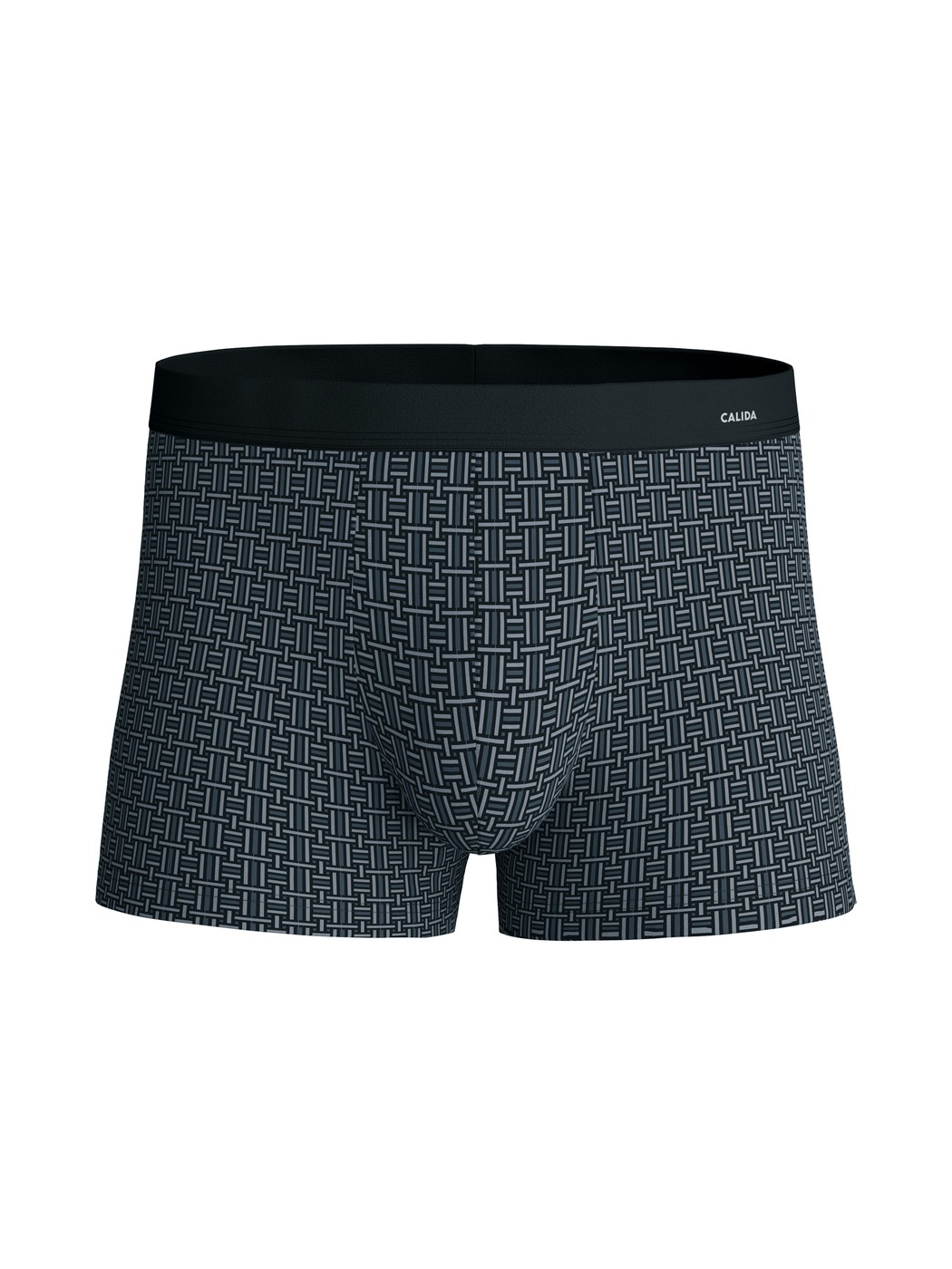 Men - Boxer brief made of Cotton in Black, Patterned, from the Cotton Code Design series by CALIDA